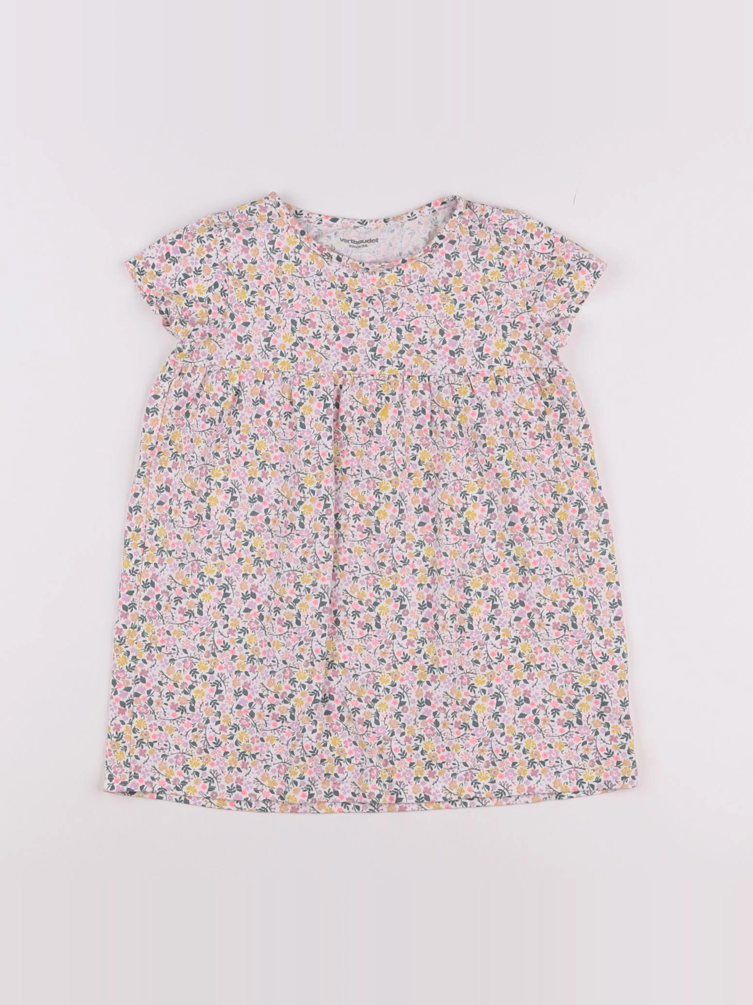 Vertbaudet - robe rose - 3 ans
