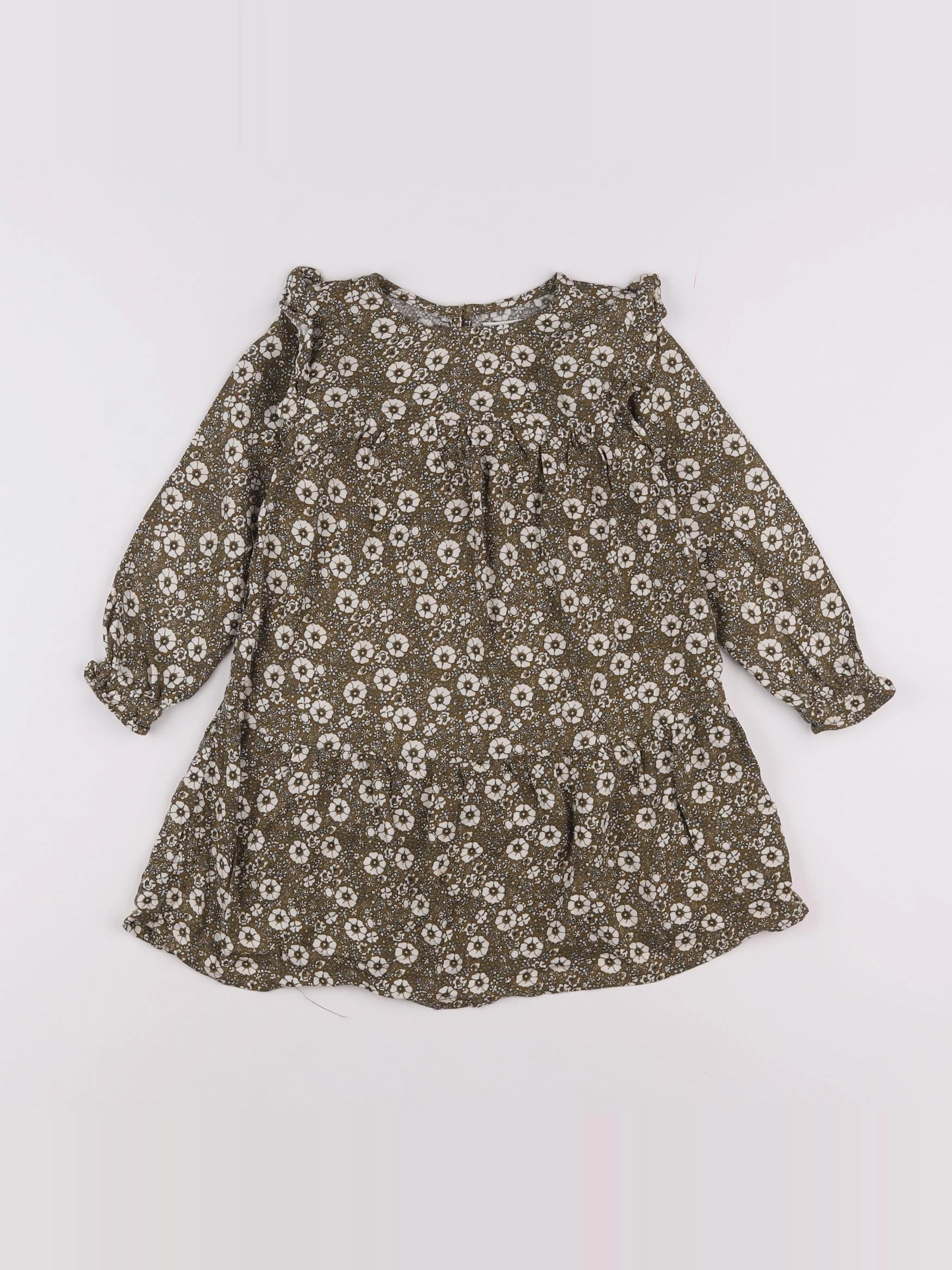 Vertbaudet - robe vert - 3 ans