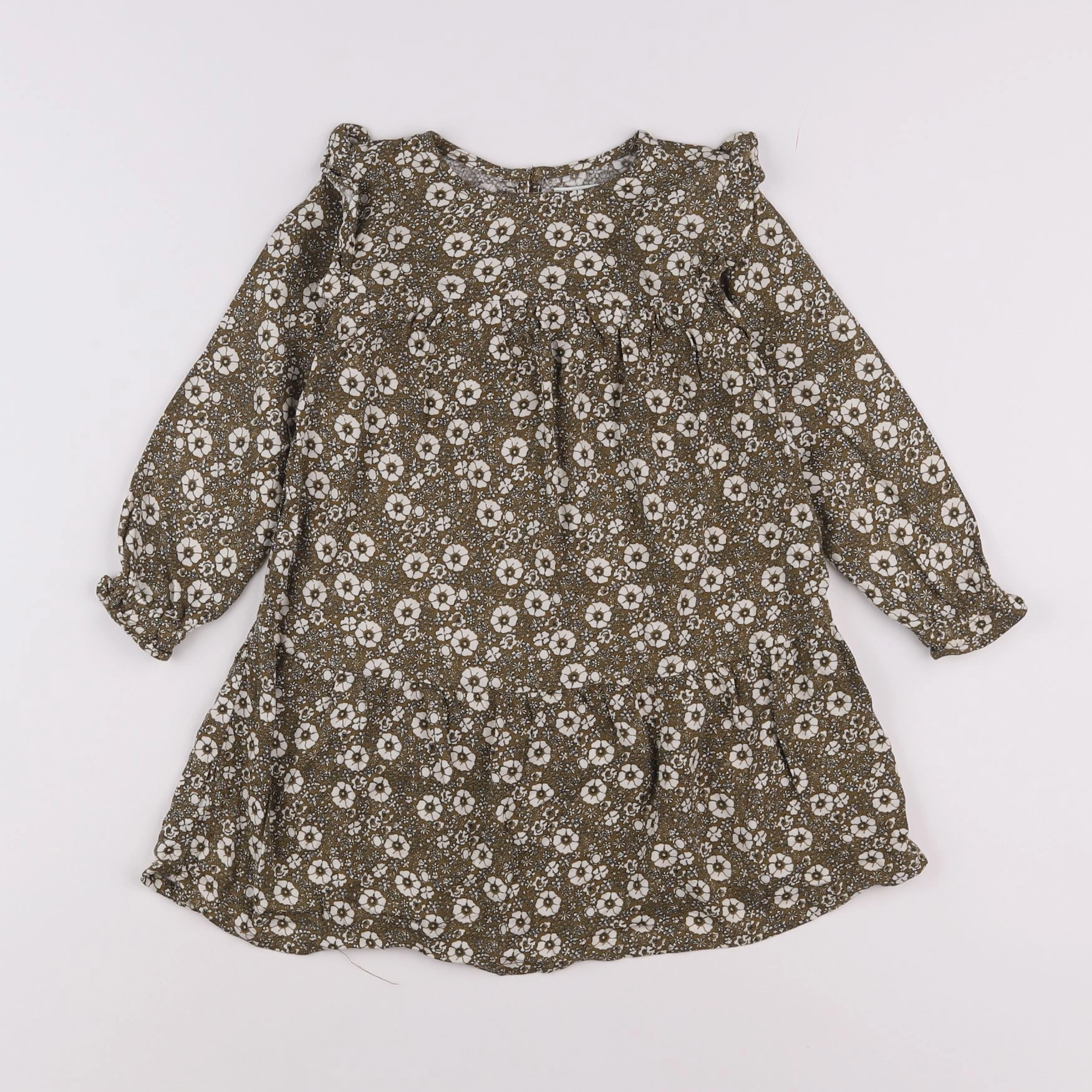 Vertbaudet - robe vert - 3 ans