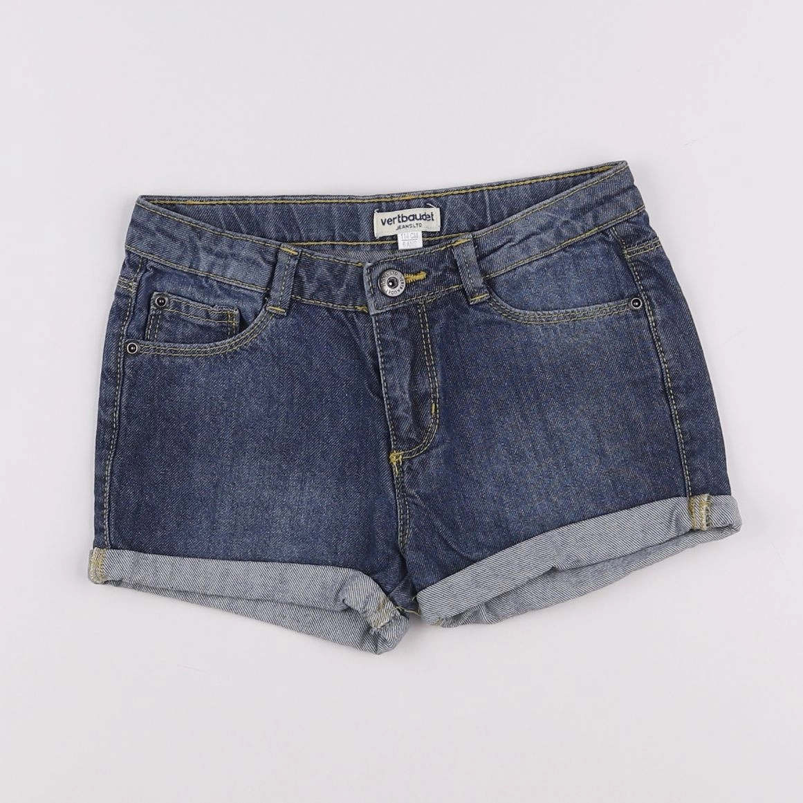 Vertbaudet - short bleu - 6 ans