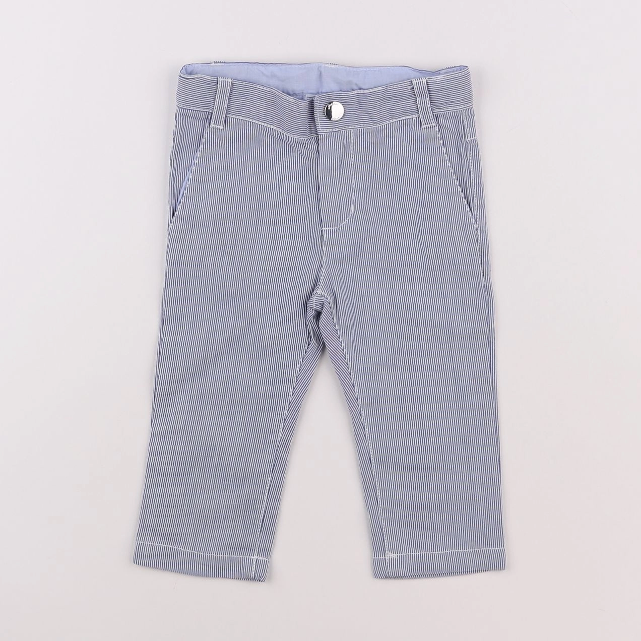 Jacadi - pantalon bleu - 12 mois