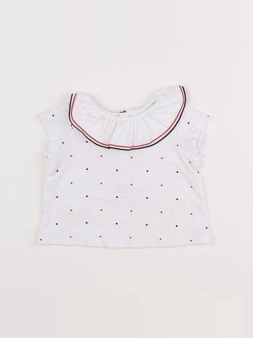 Jacadi - tee-shirt blanc - 6 mois