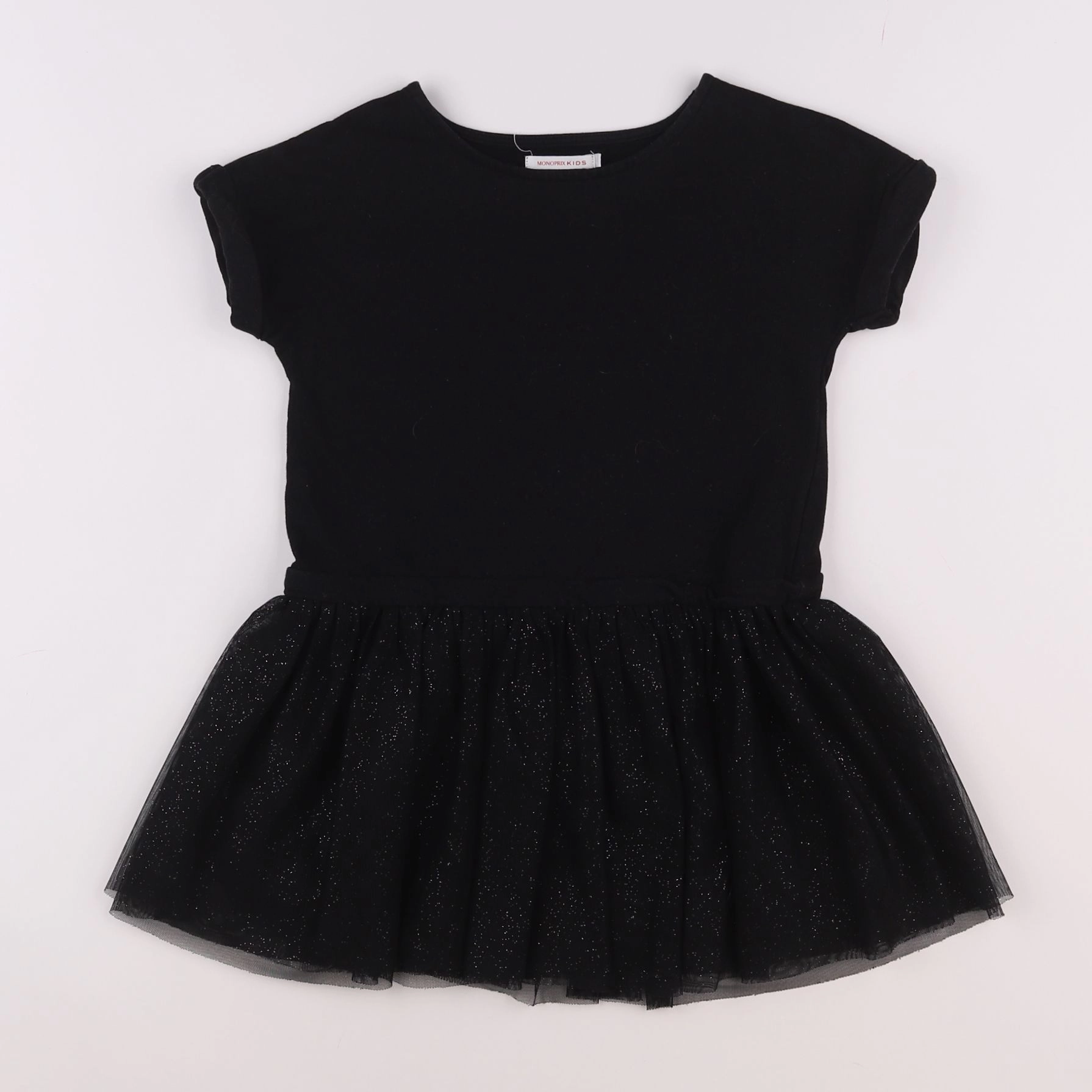 Monoprix - robe noir, argent - 5 ans