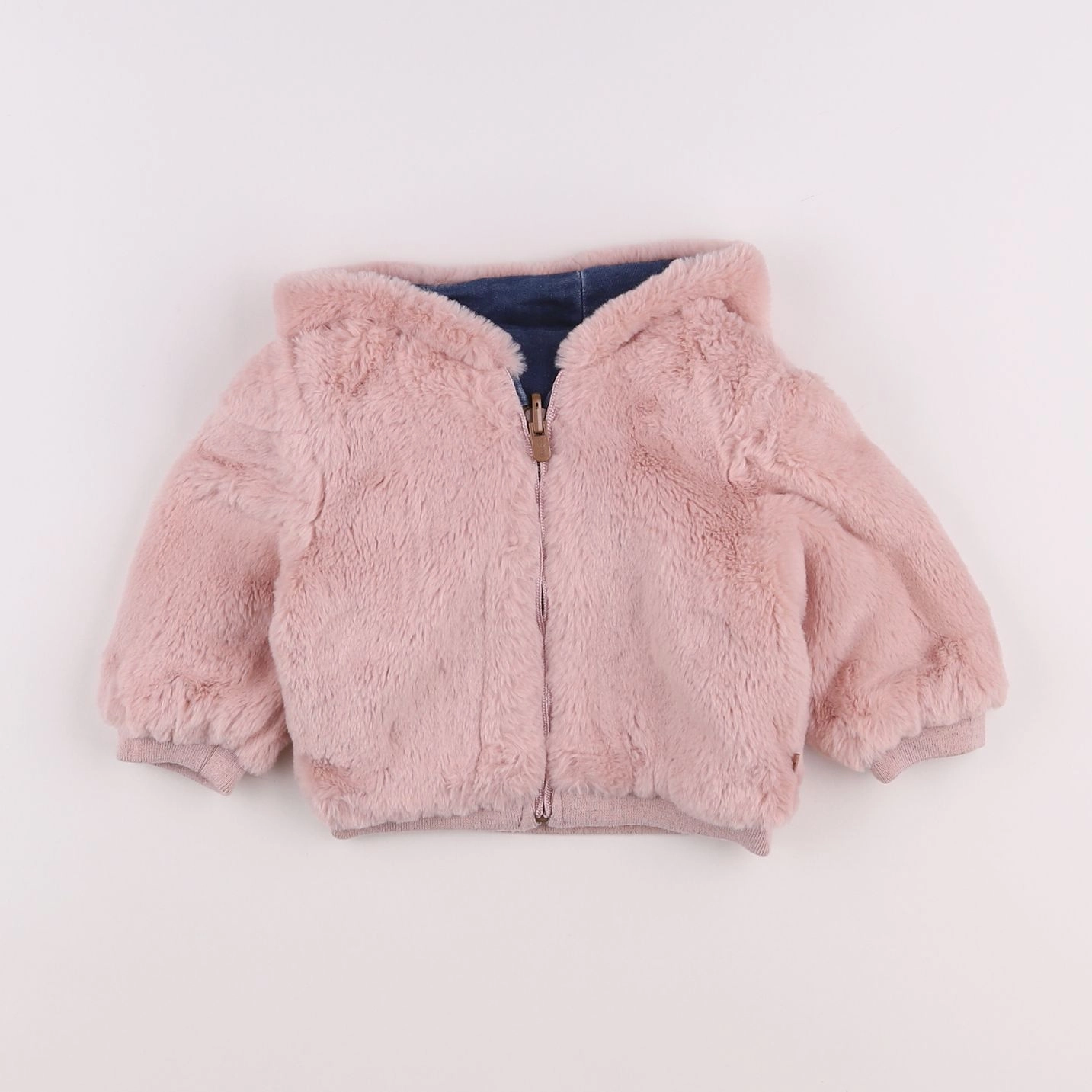 IKKS - veste réversible rose - 6 mois