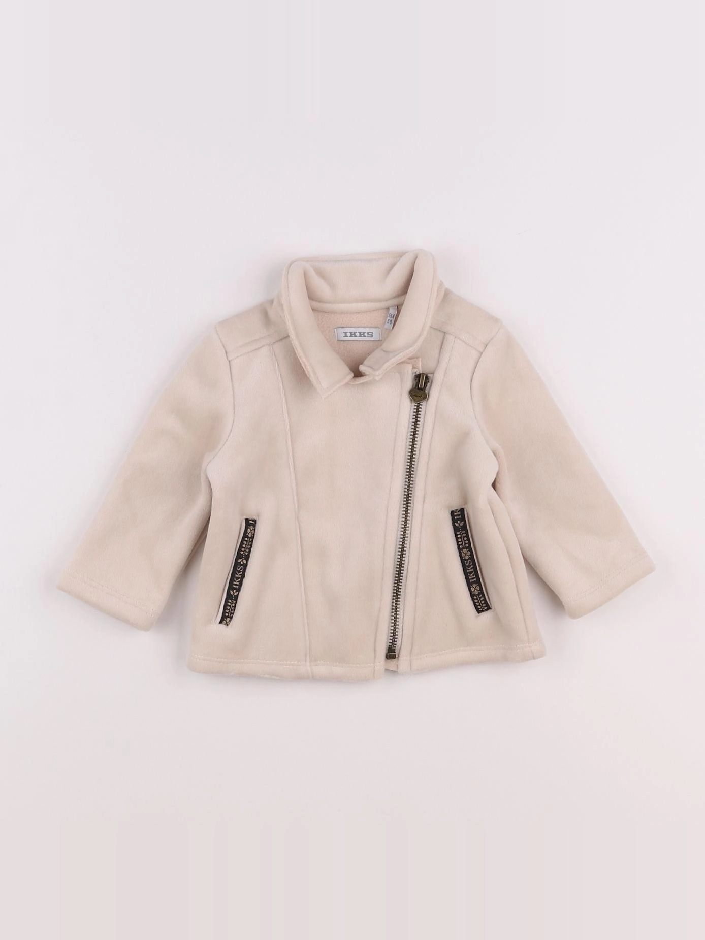 IKKS - veste beige - 6 mois