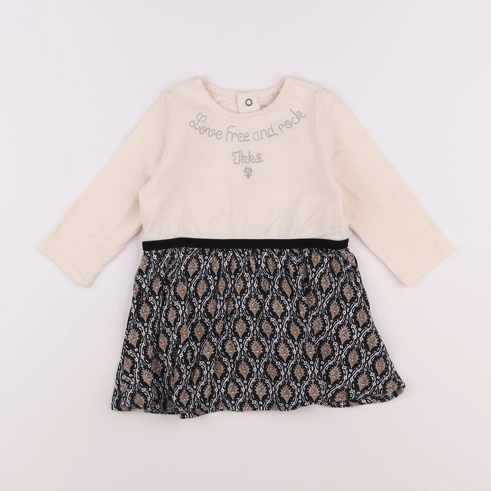 IKKS - robe beige - 18 mois