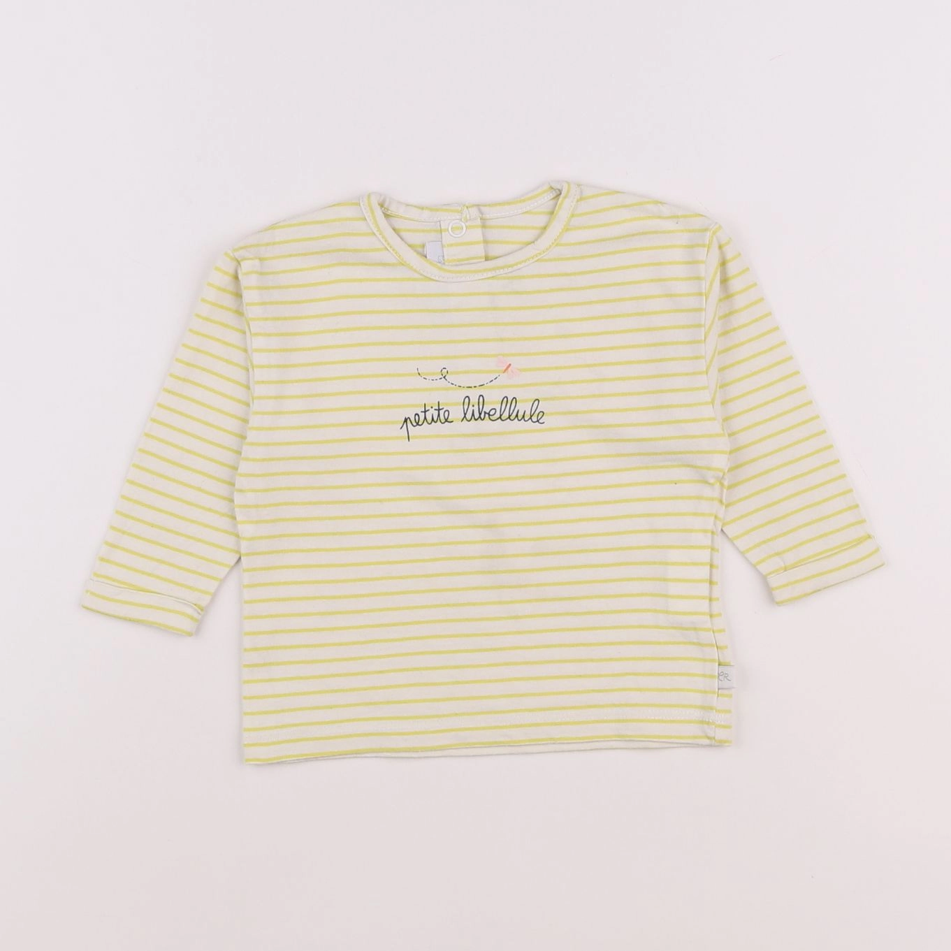 Cadet Rousselle - tee-shirt blanc, jaune - 12 mois