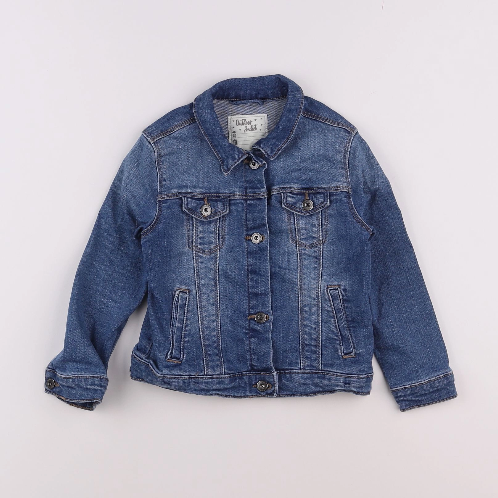 Vertbaudet - veste bleu - 4 ans