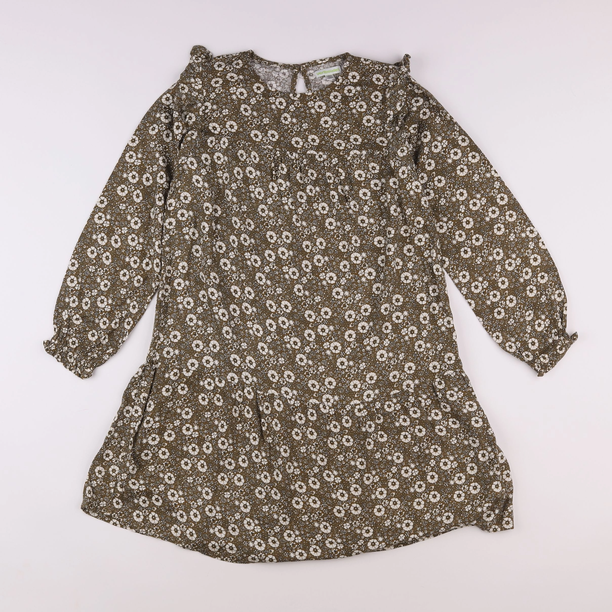 Vertbaudet - robe vert - 10 ans