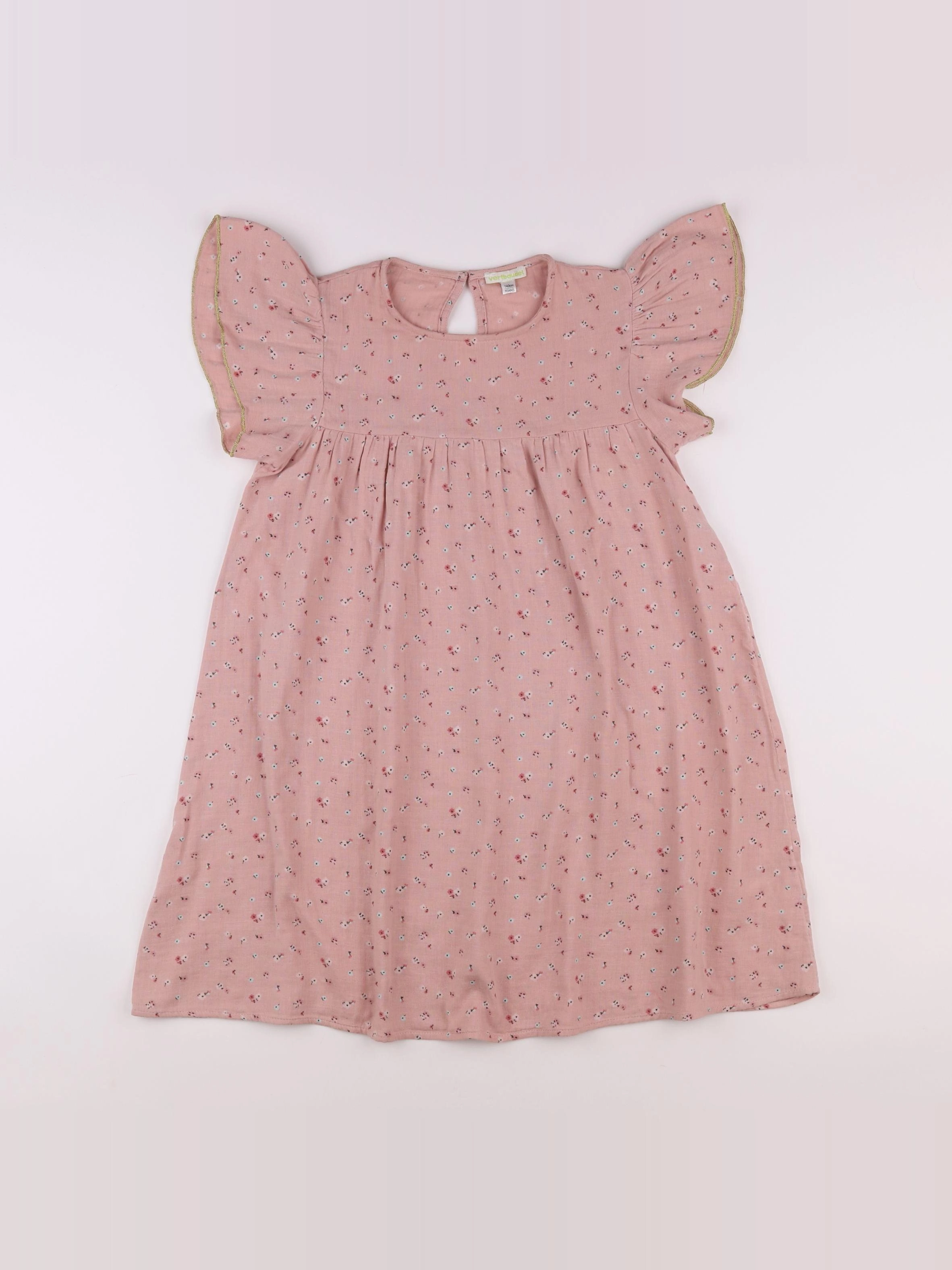 Vertbaudet - robe rose - 10 ans
