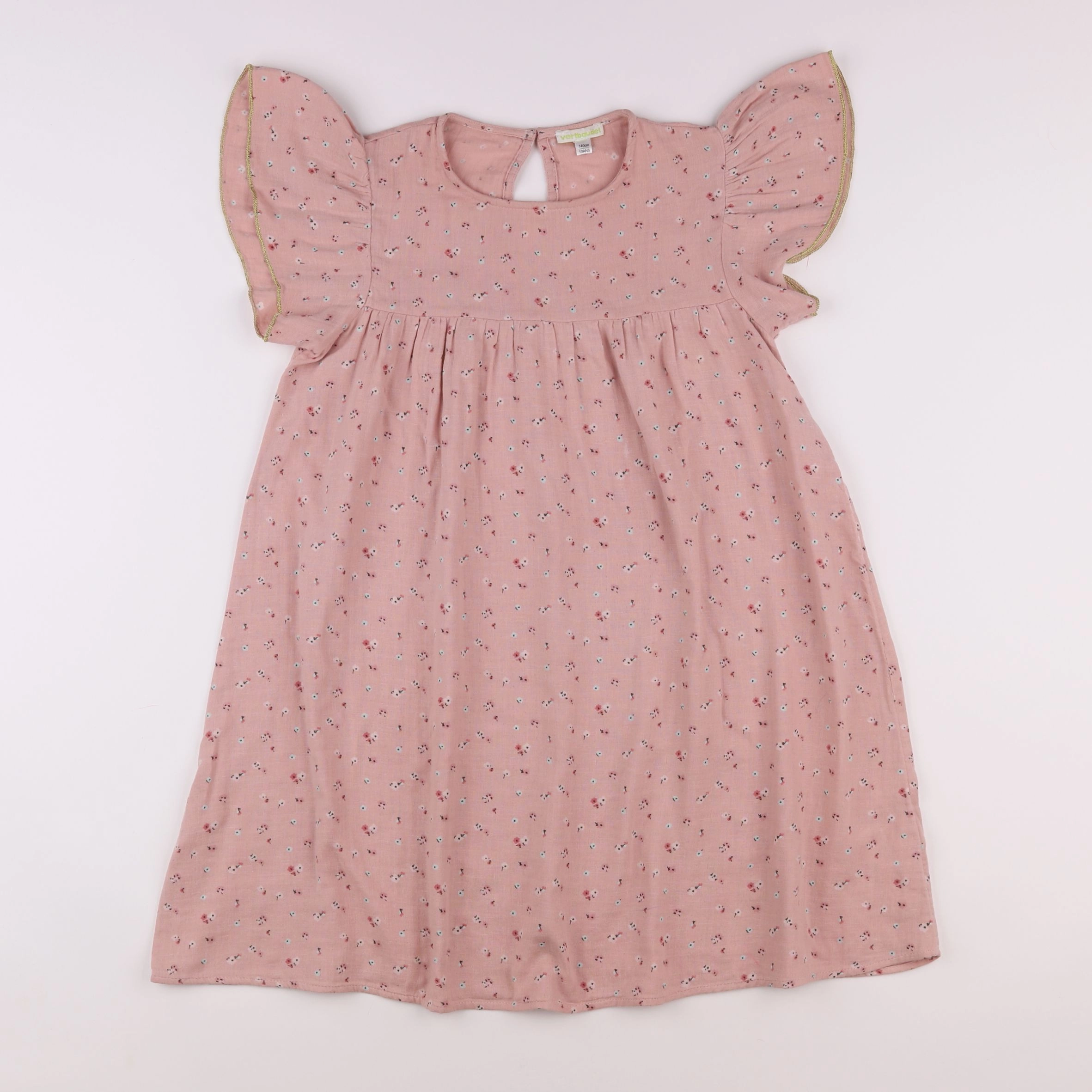 Vertbaudet - robe rose - 10 ans