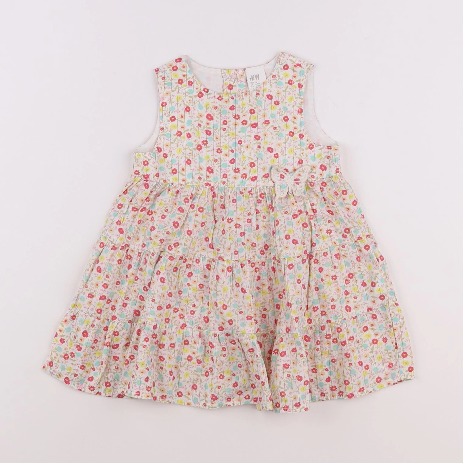 H&M - robe multicolore - 6/9 mois