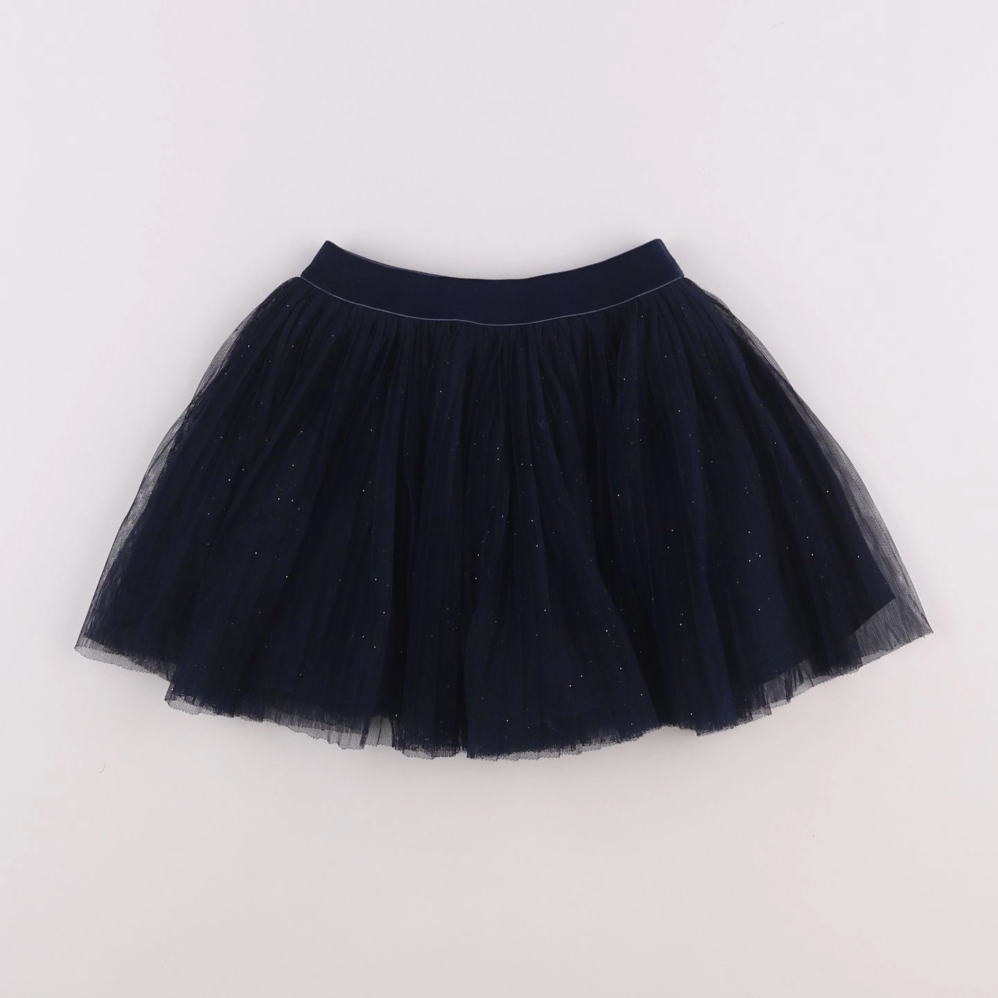 Okaidi - jupe bleu, argent - 3 ans
