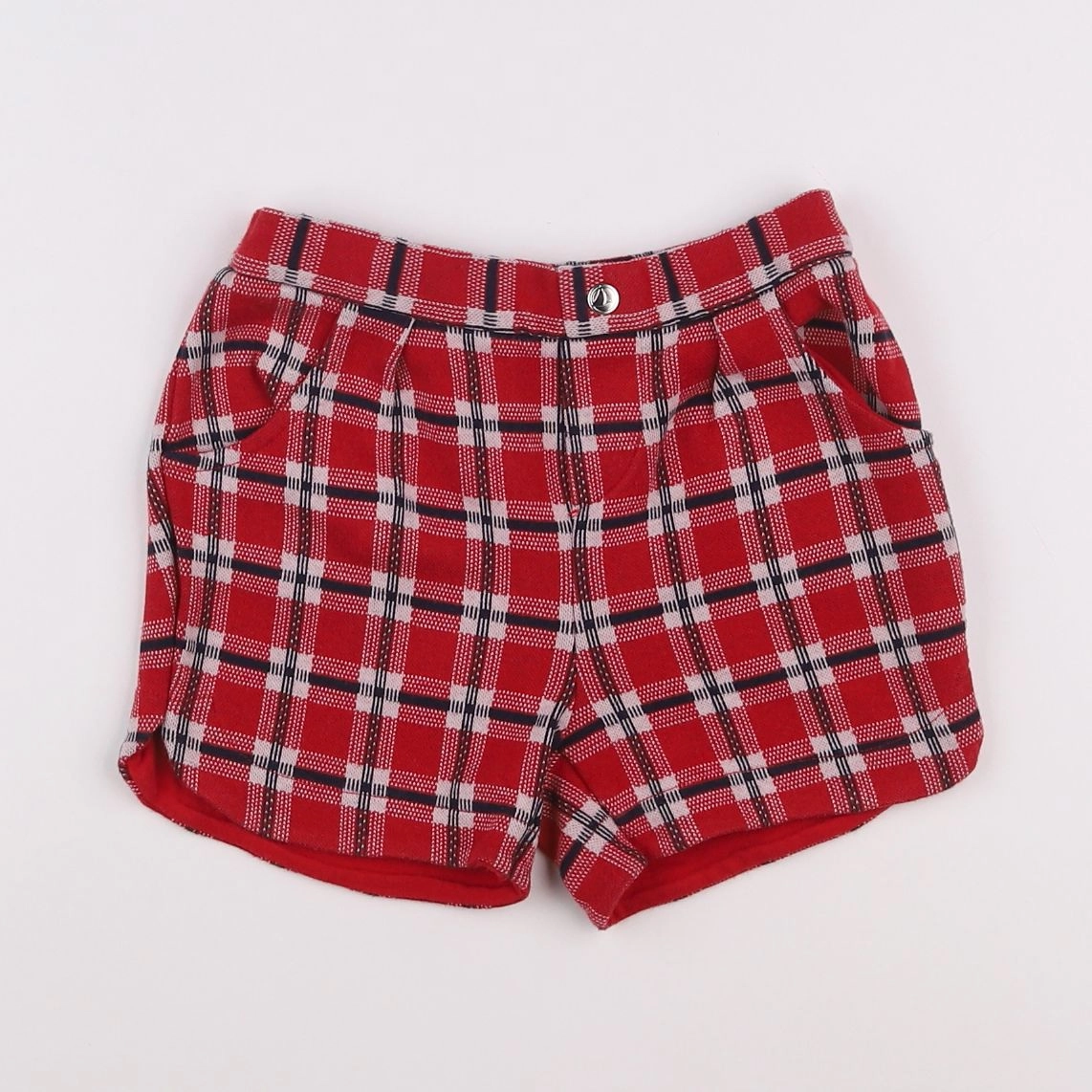 Petit Bateau - short rouge - 6 ans