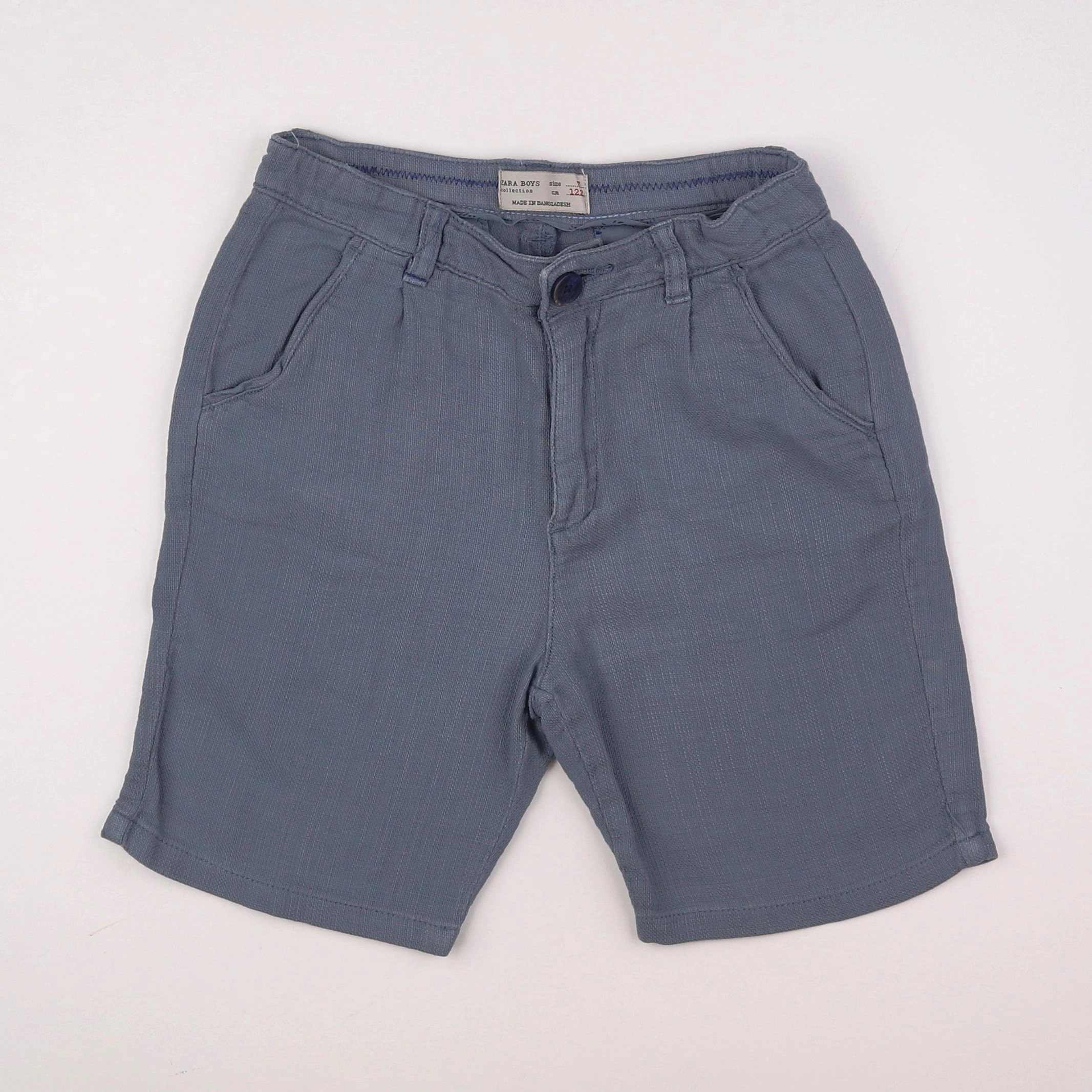 Zara - short bleu - 7 ans