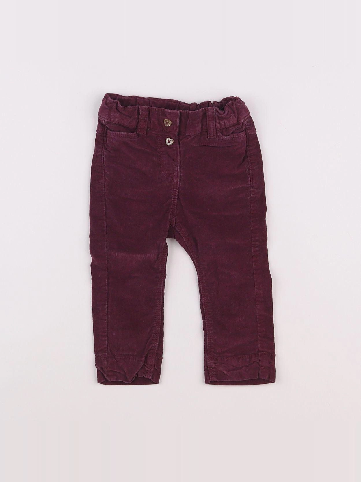 Tape à l'oeil - pantalon rouge - 6 mois