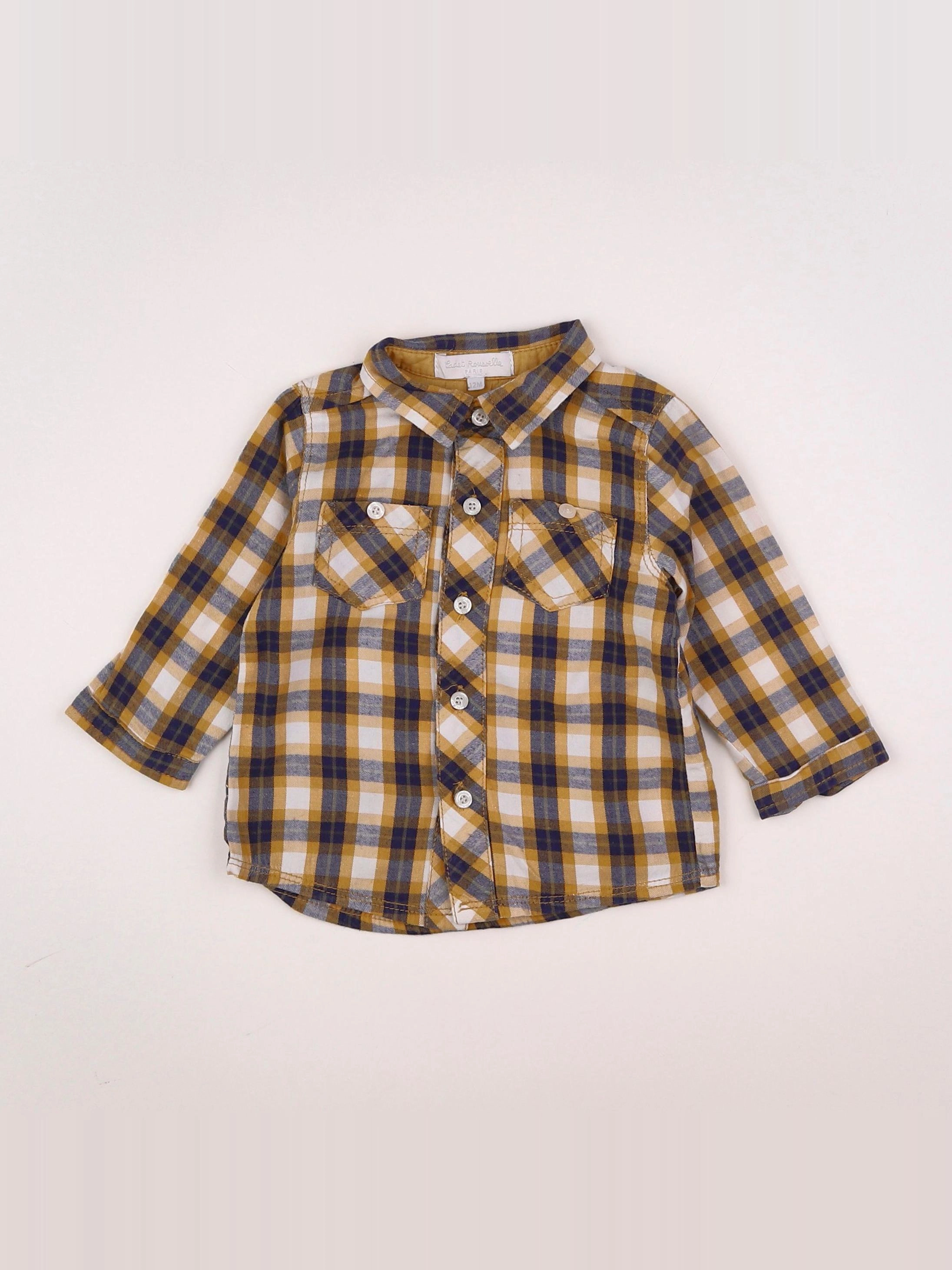 Cadet Rousselle - chemise jaune - 12 mois