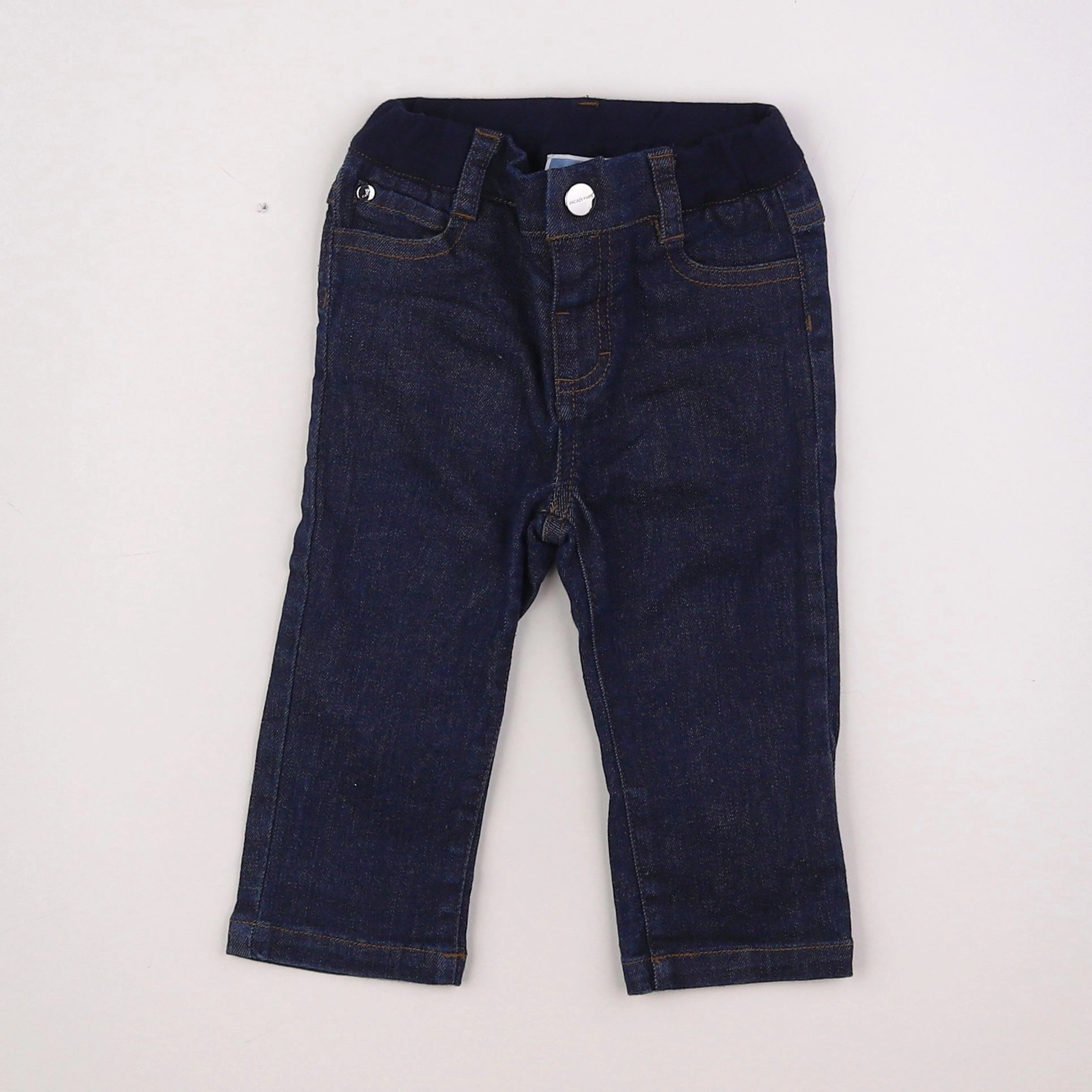 Jacadi - pantalon bleu - 12 mois