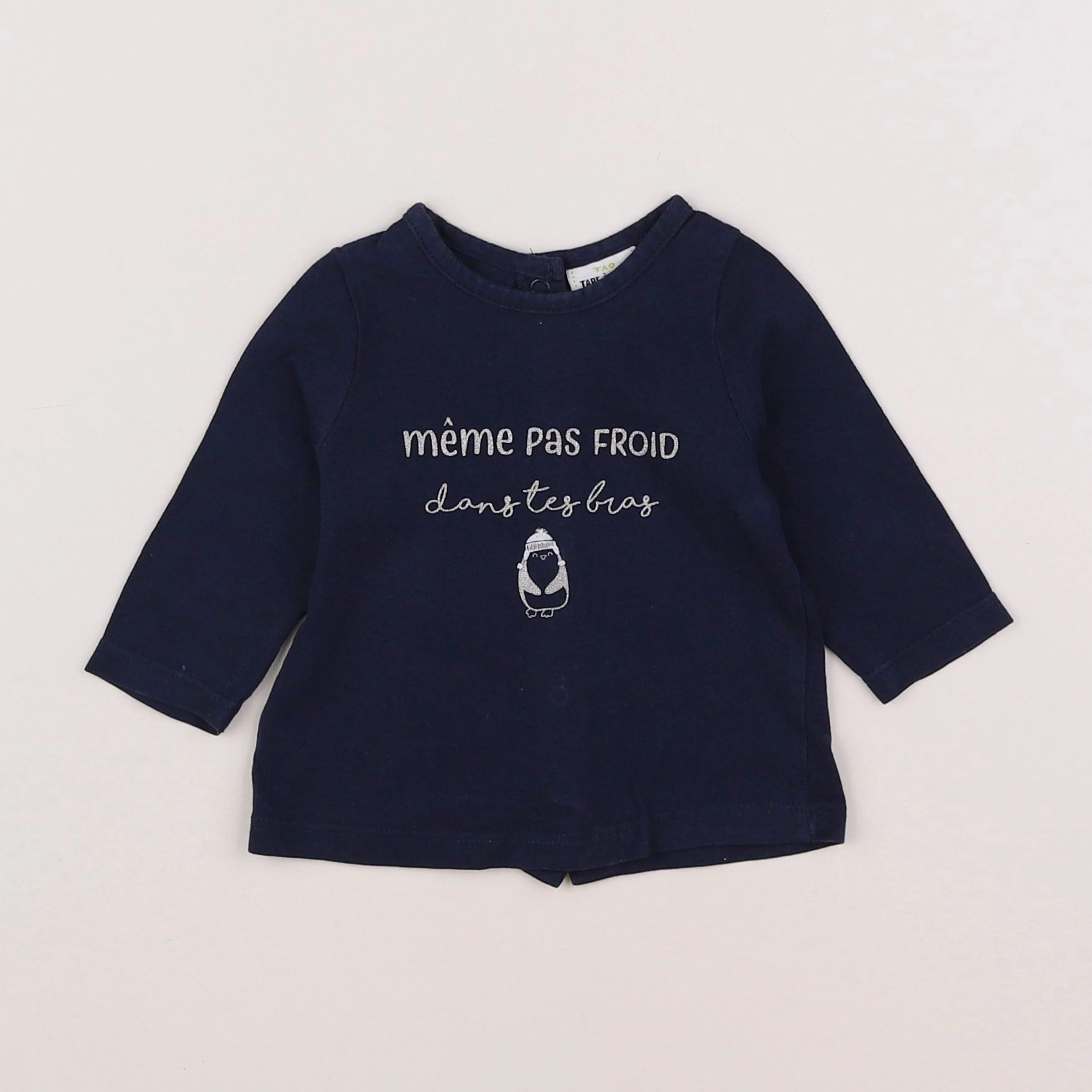Tape à l'oeil - tee-shirt bleu - 3 mois