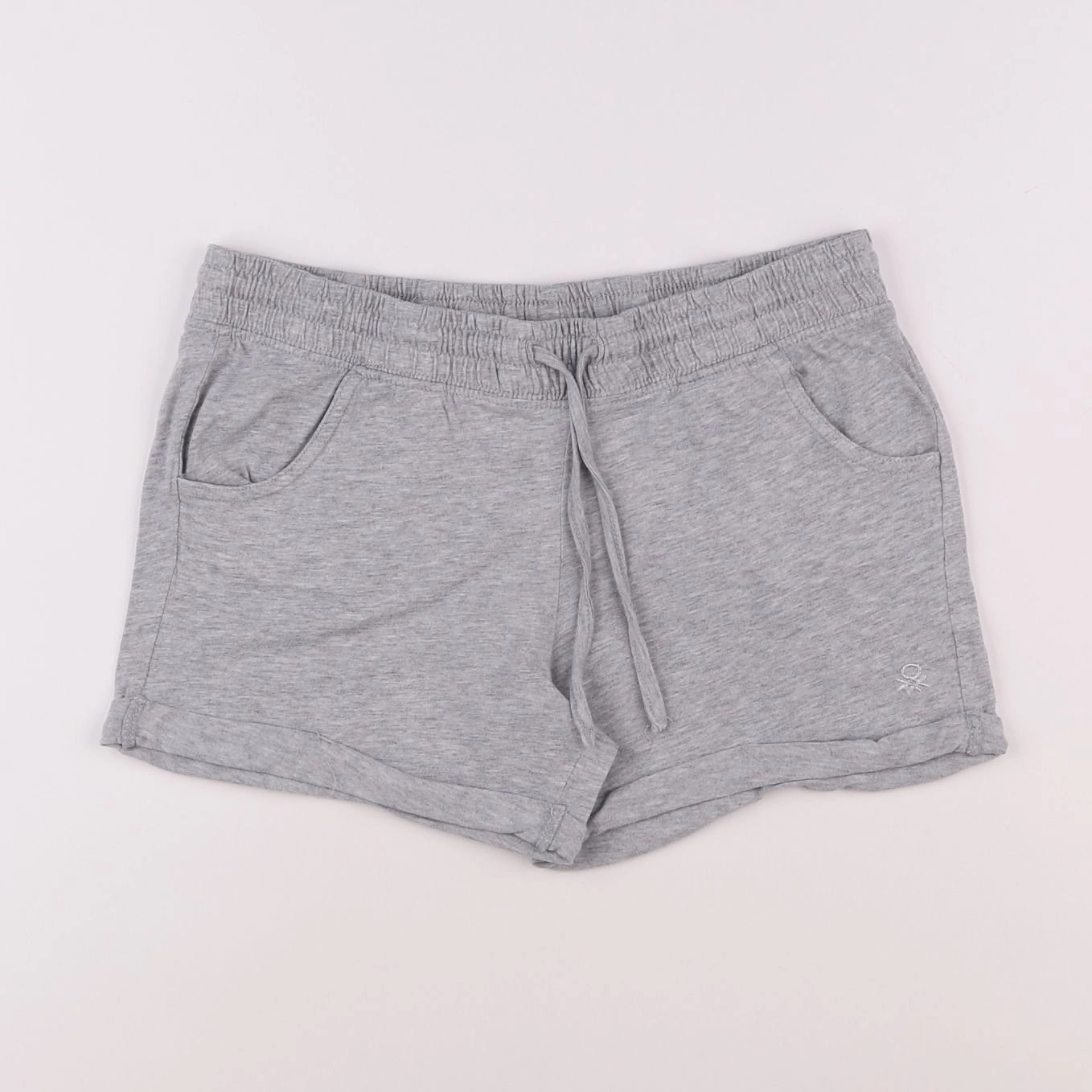 Benetton - short gris - 8/9 ans