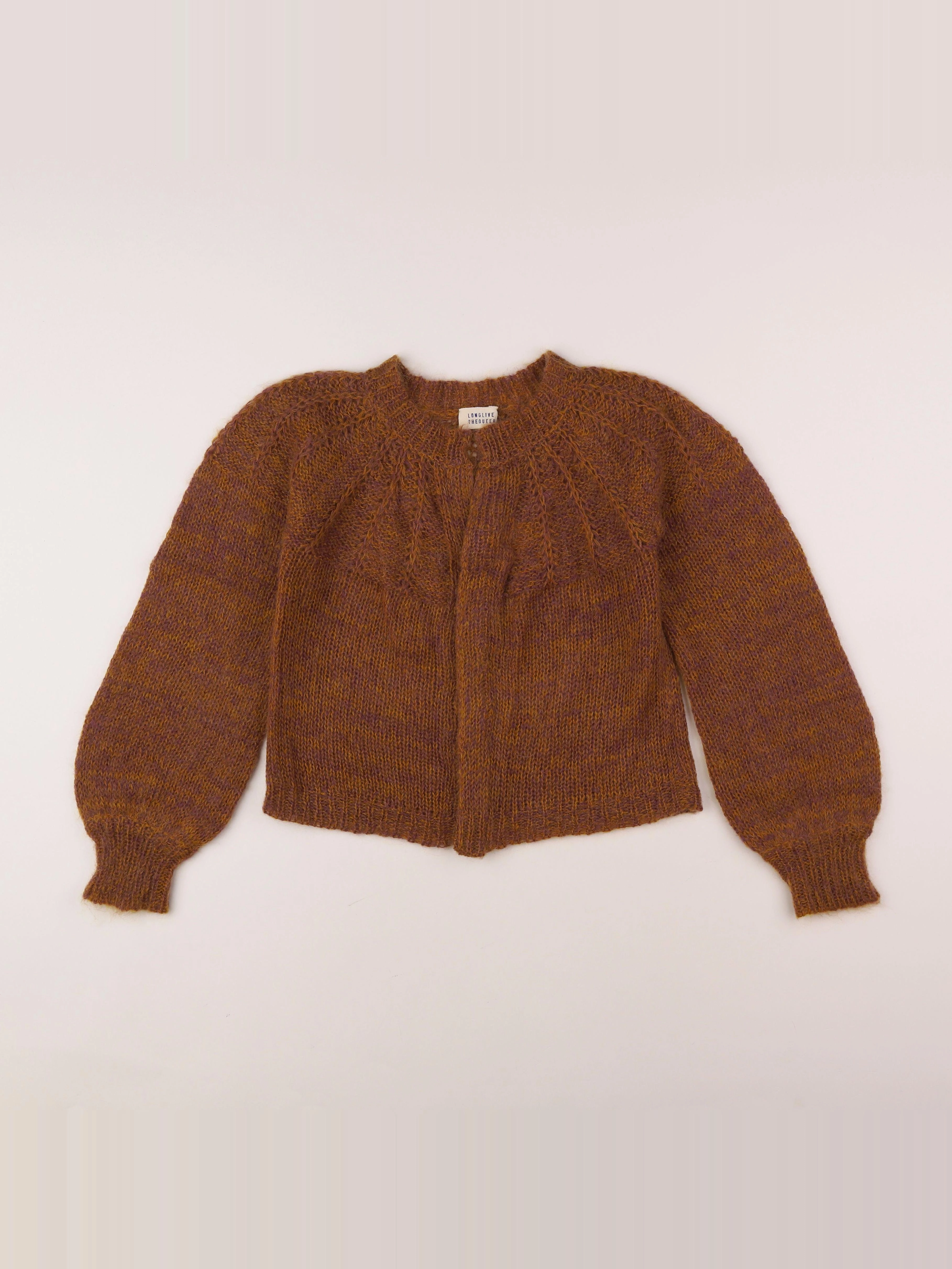 Longlivethequeen - gilet marron - 11 ans