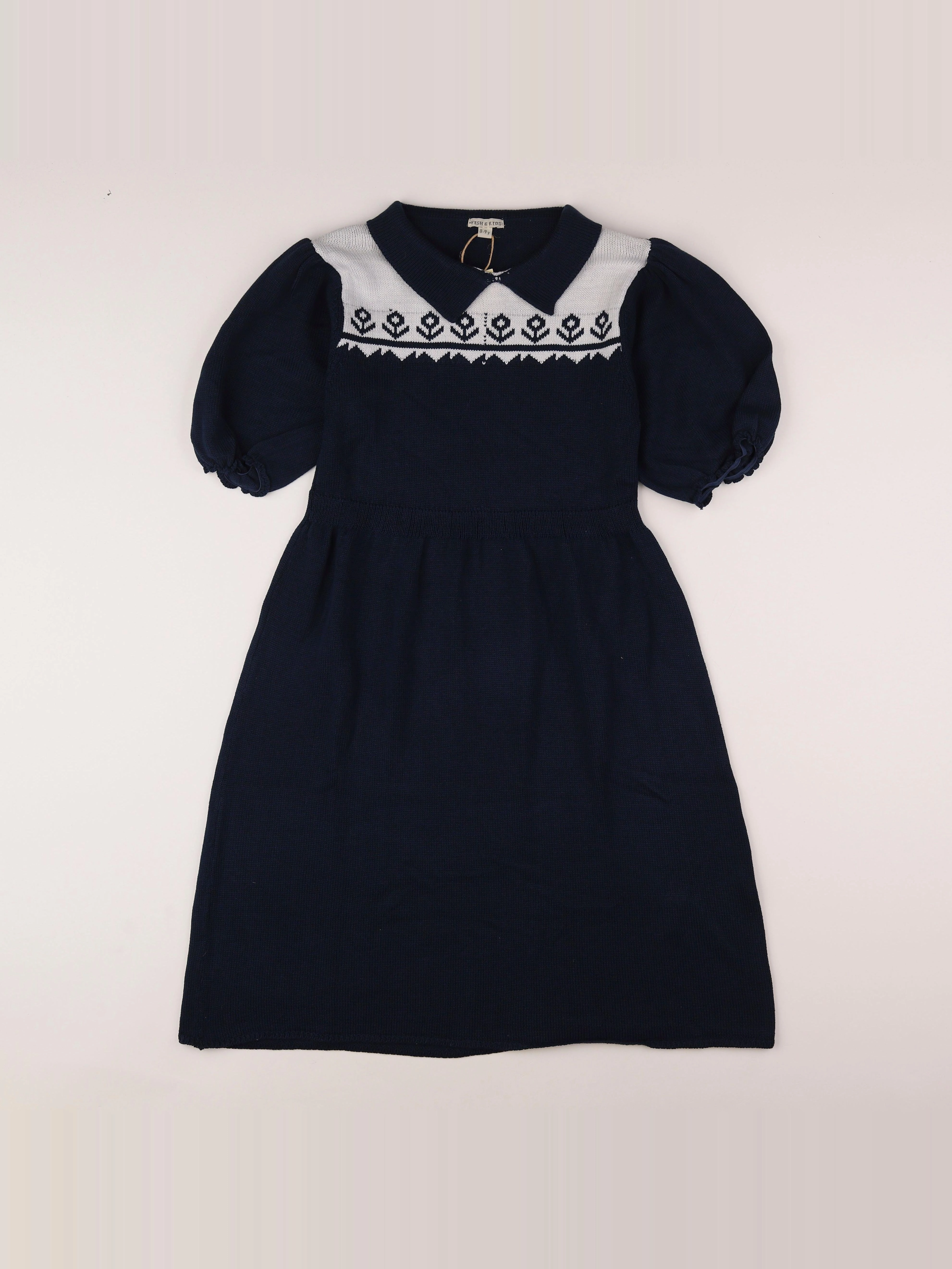 Fish & Kids - robe bleu - 9 ans