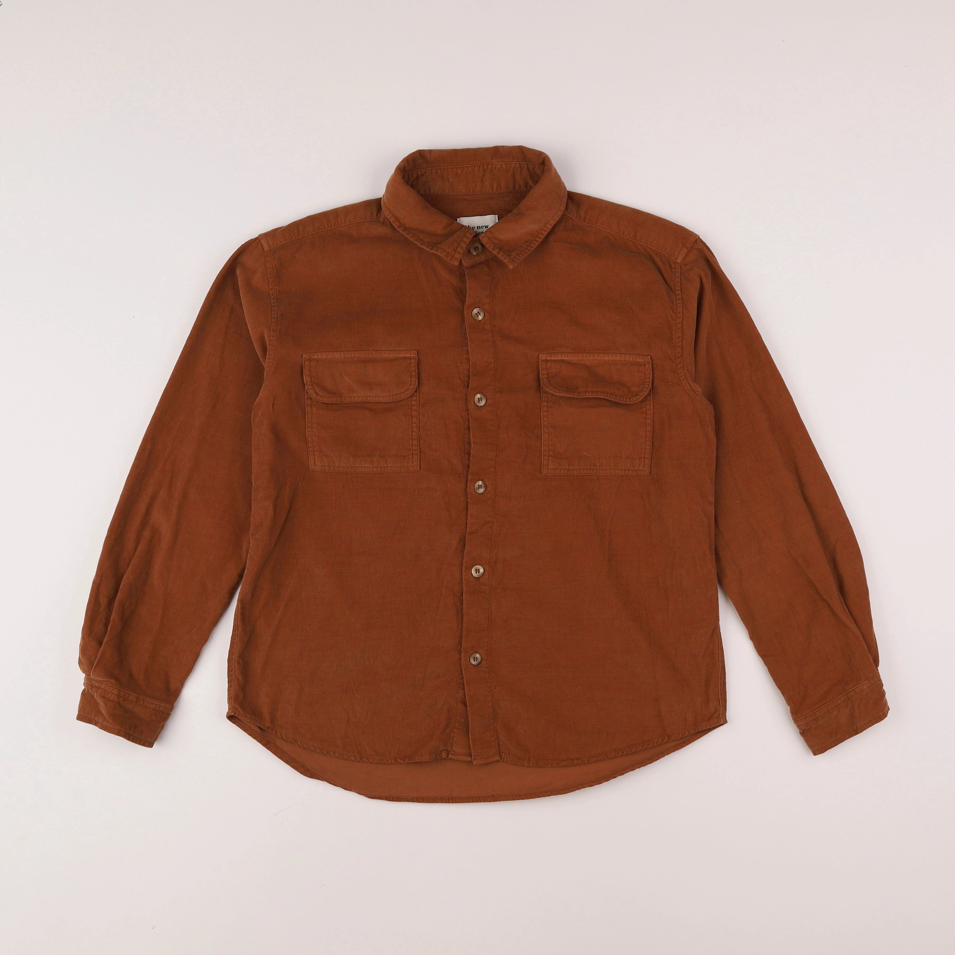 The new society - chemise marron - 12 ans