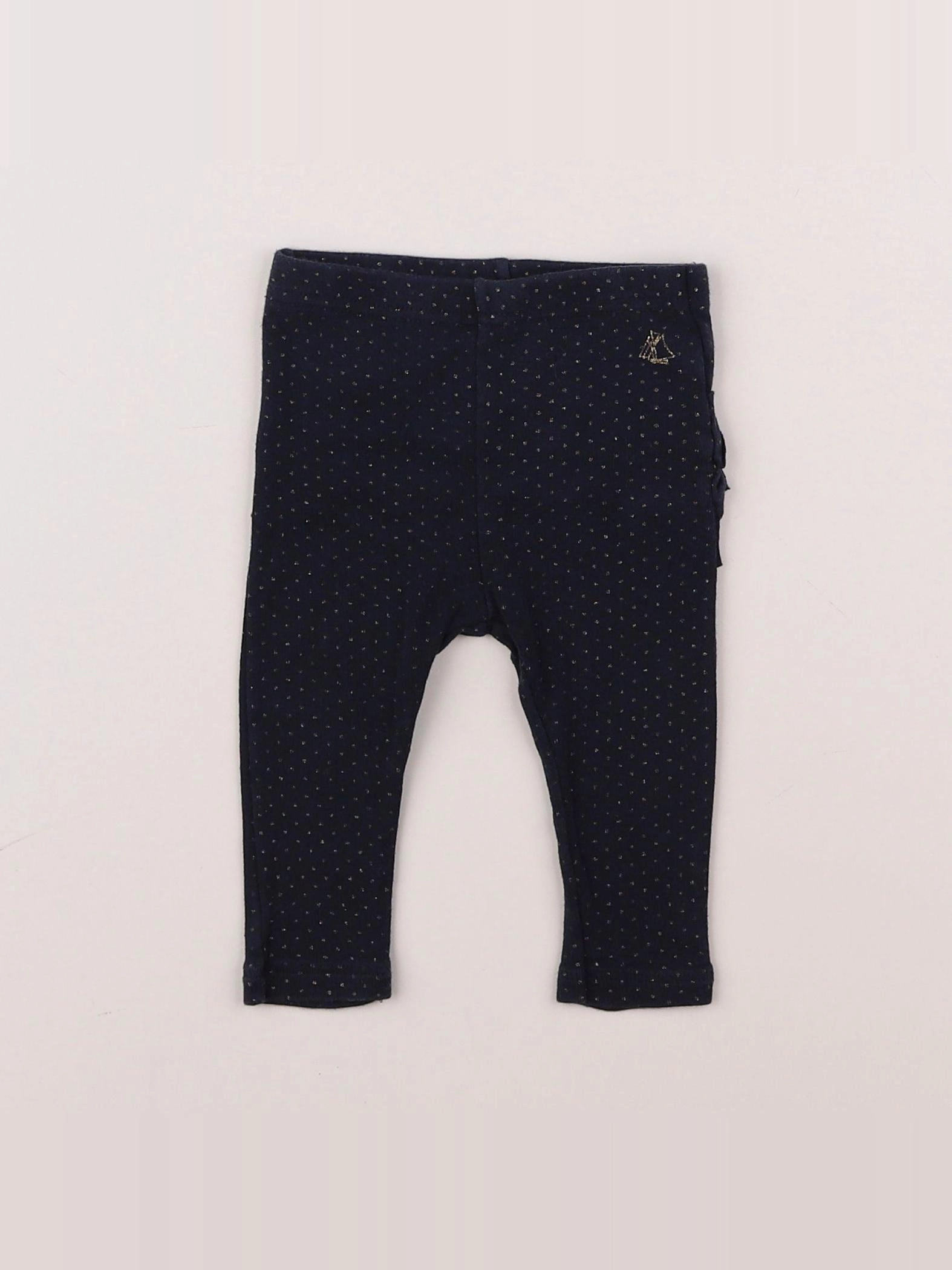 Petit Bateau - legging bleu - 6 mois