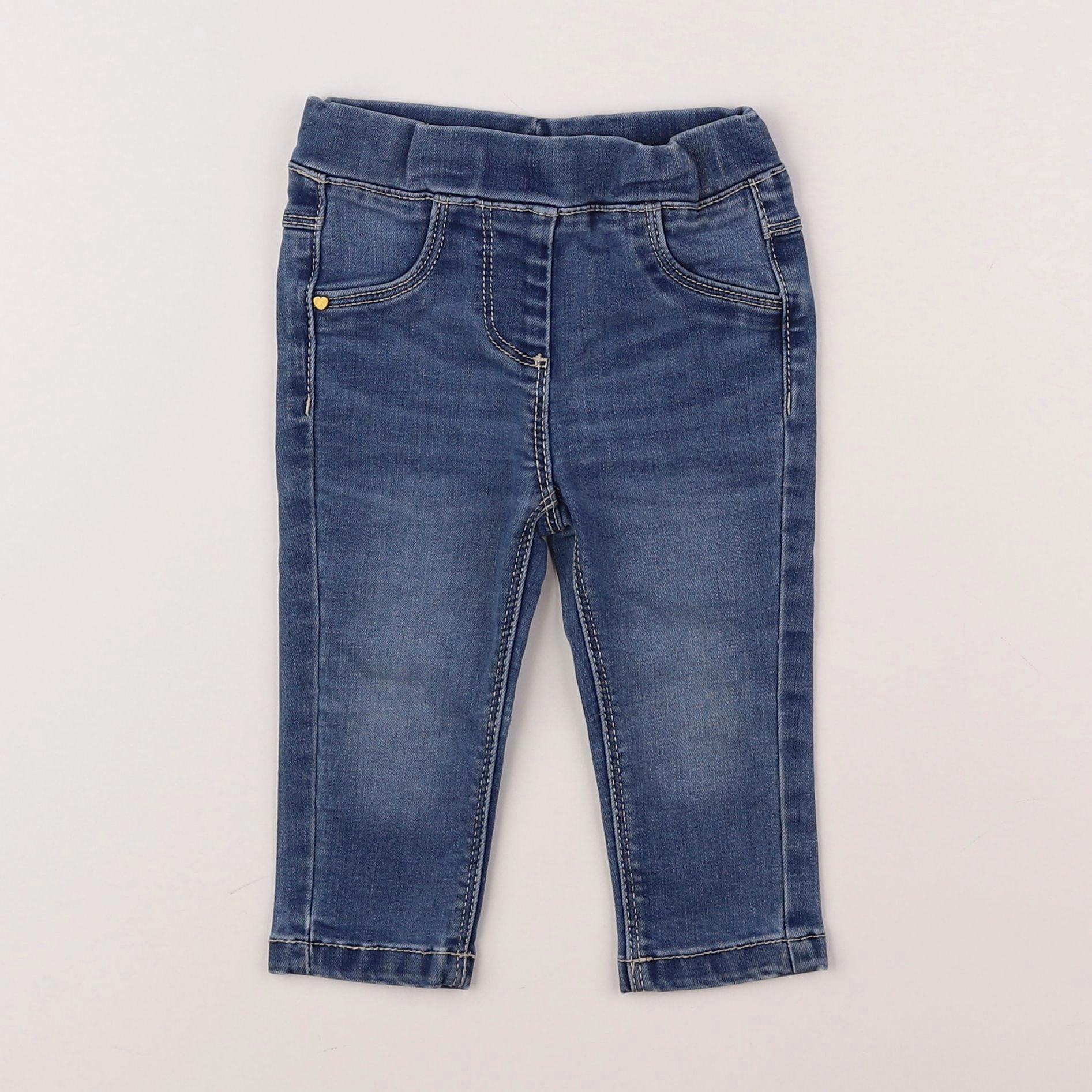Tape à l'oeil - jegging bleu - 12 mois