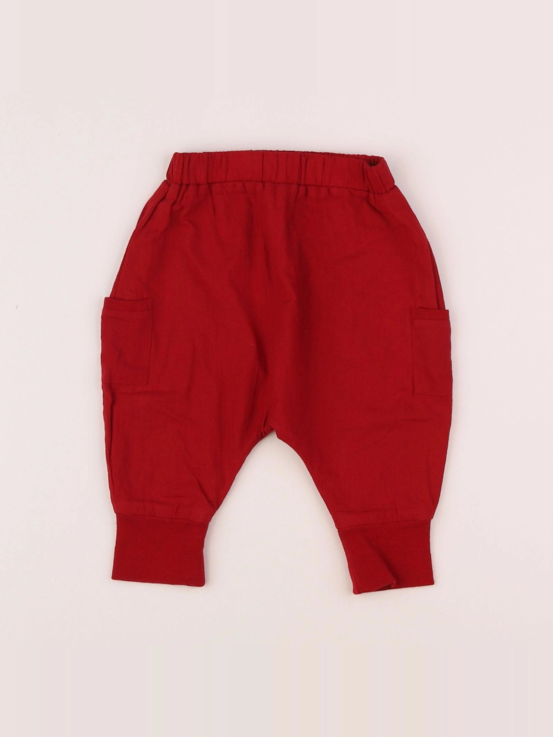 Boutchou - sarouel rouge - 3 mois