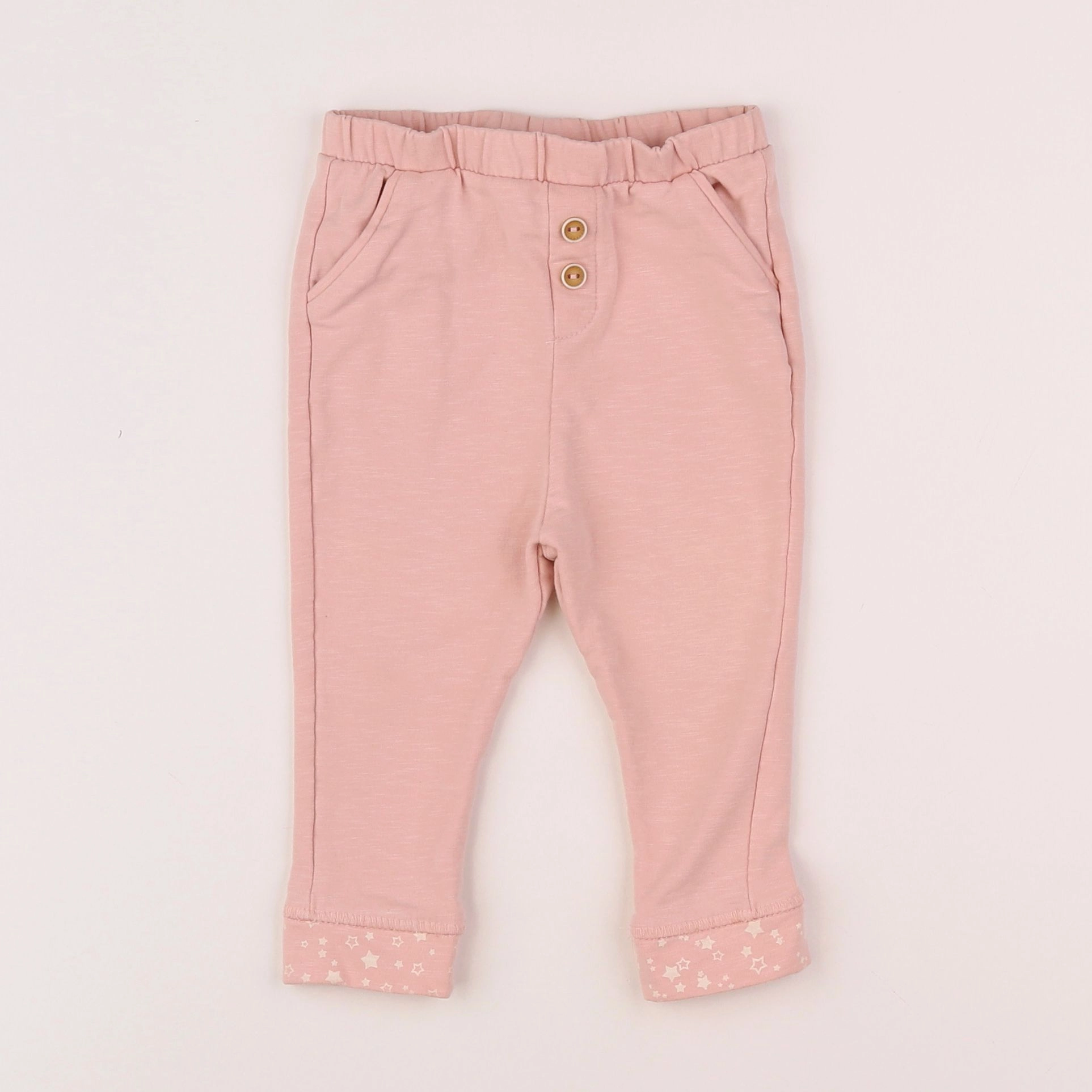 Zara - jegging rose - 9/12 mois