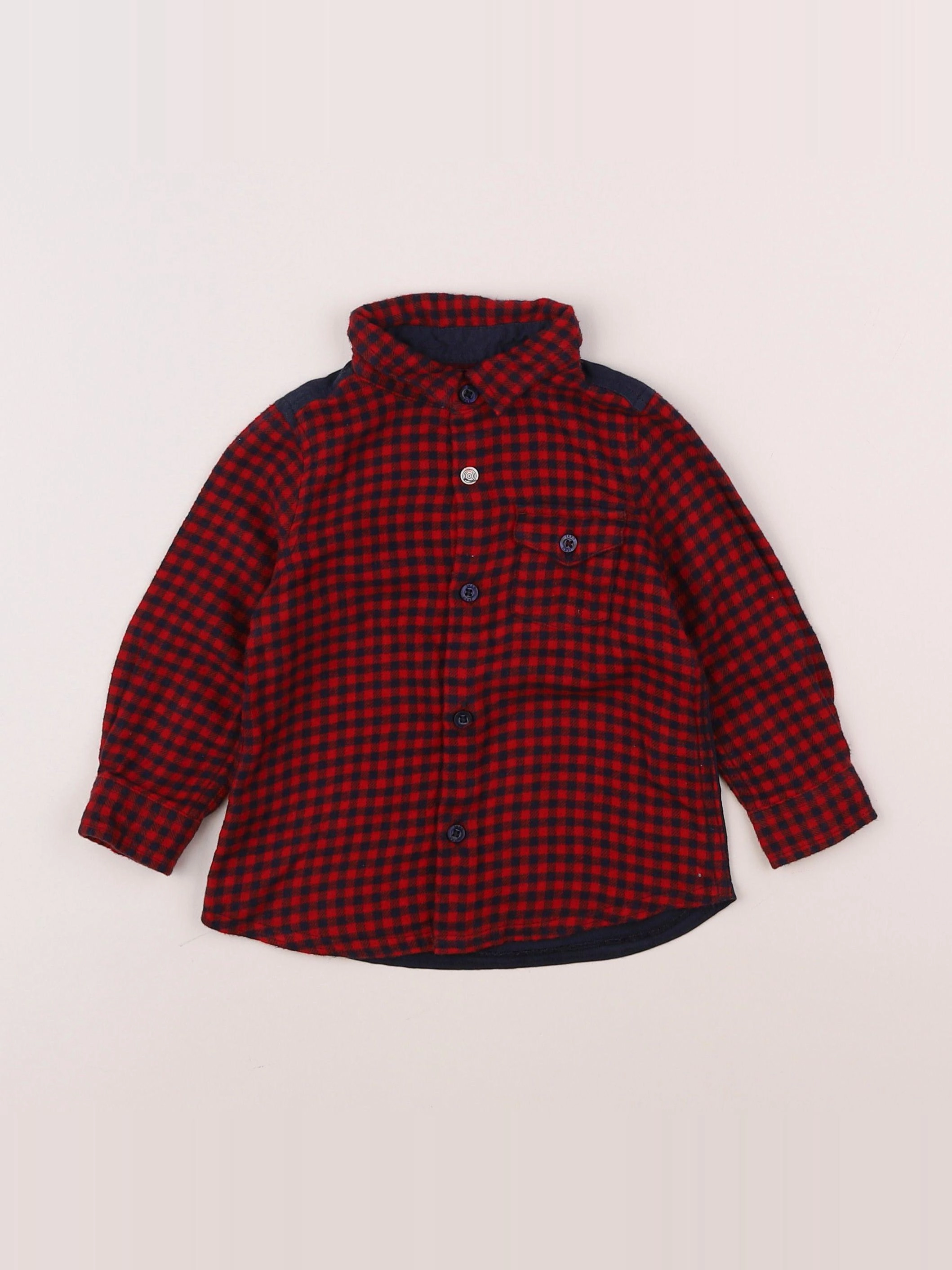 IKKS - chemise rouge - 12 mois