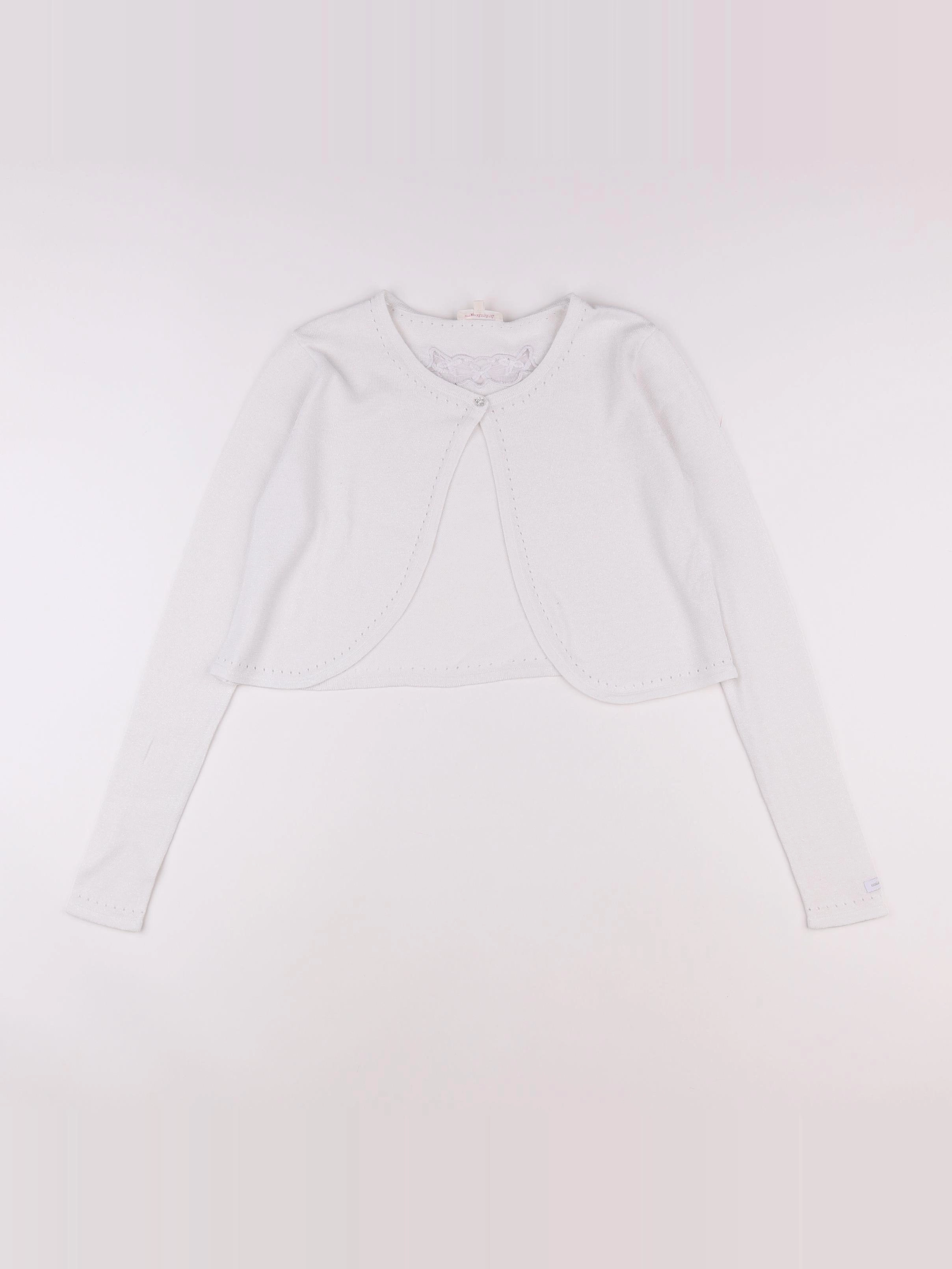 Catimini - gilet blanc - 12 ans