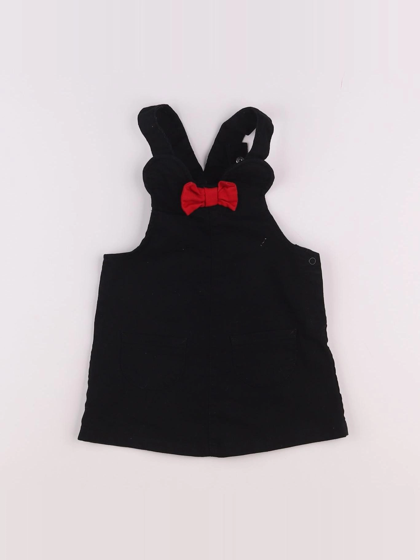 H&M - robe noir - 9/12 mois