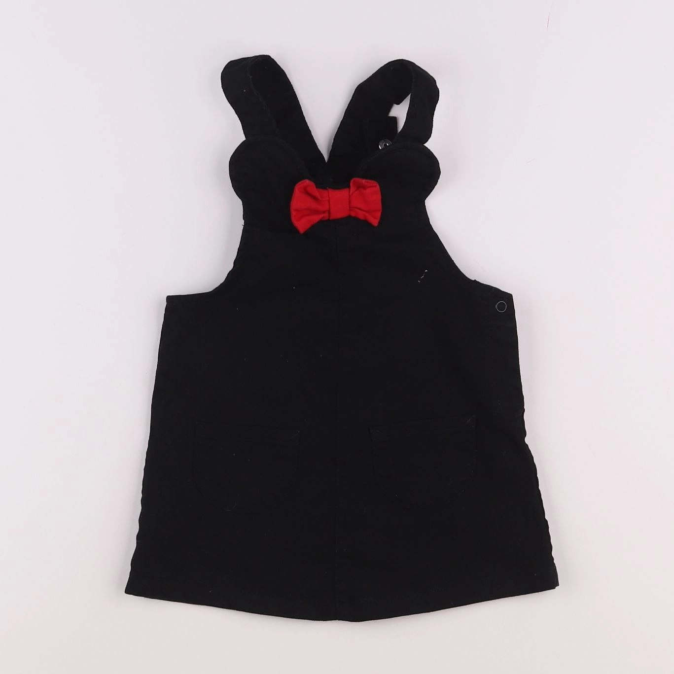 H&M - robe noir - 9/12 mois