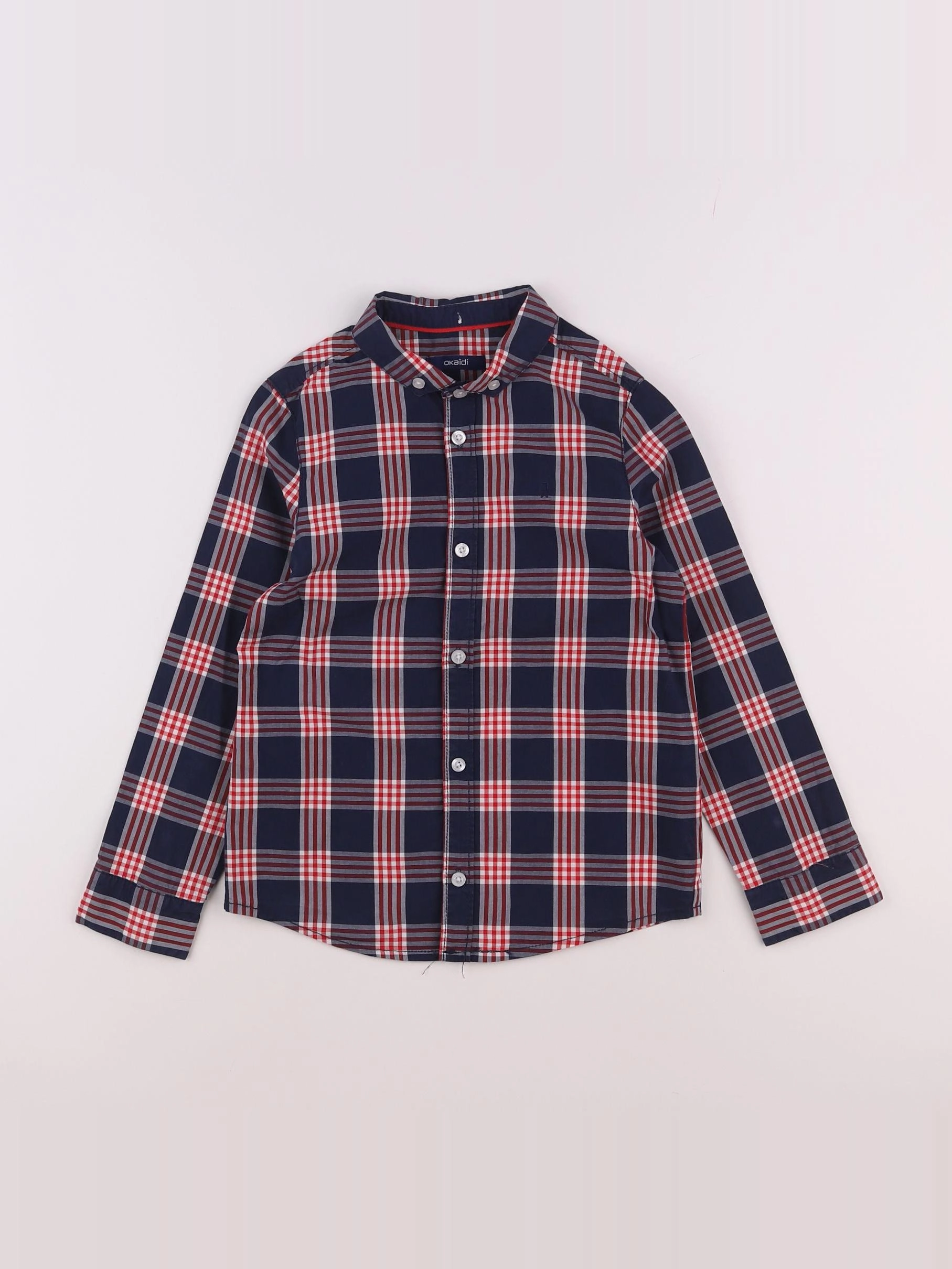 Okaidi - chemise bleu - 6 ans