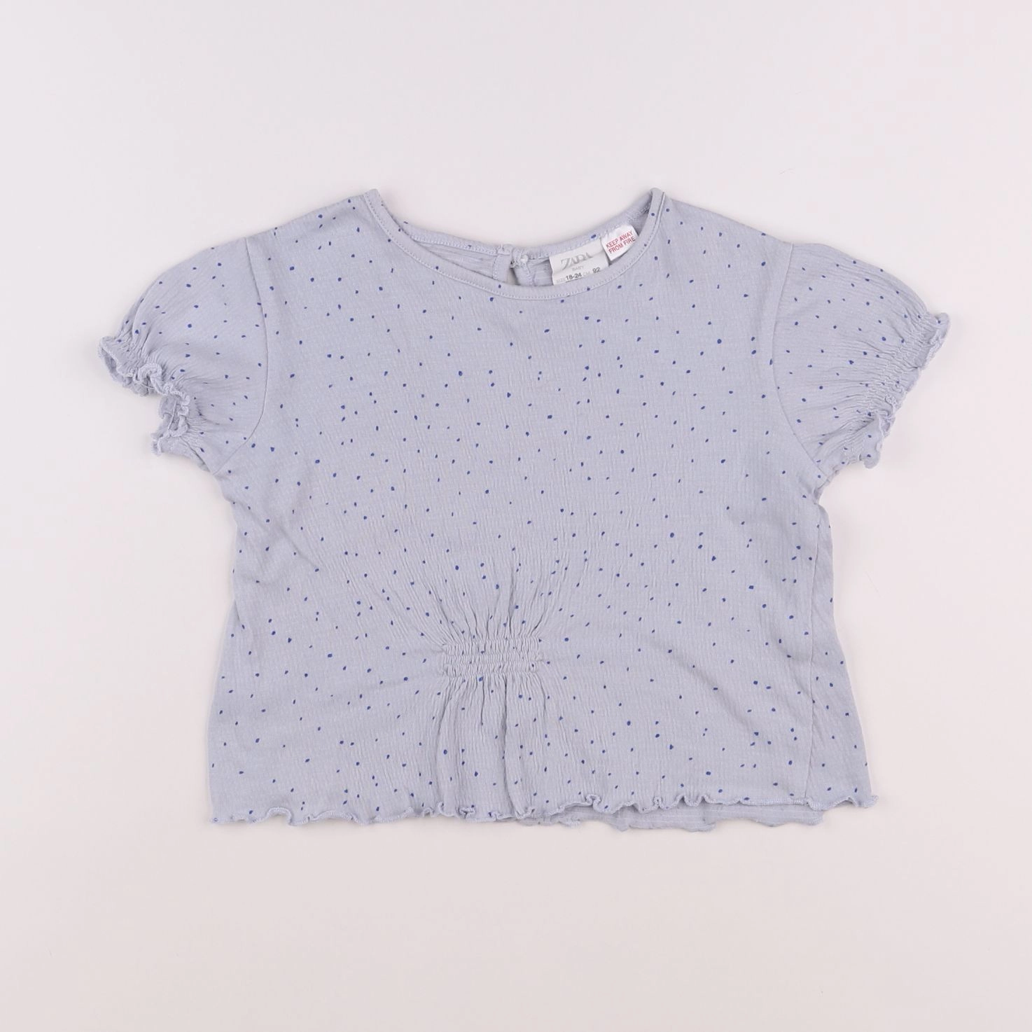 Zara - tee-shirt bleu - 18 mois à 2 ans