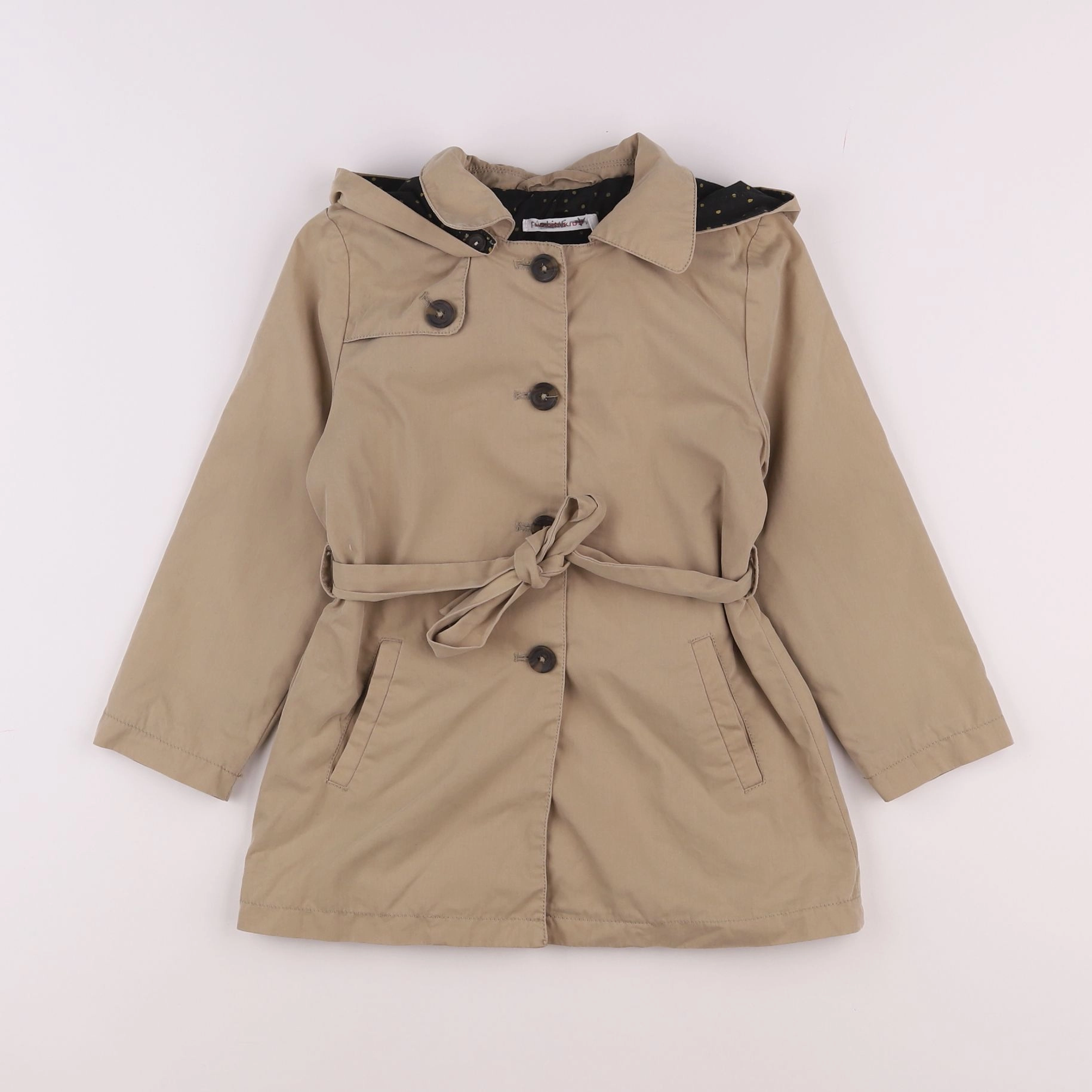 Monoprix - trench beige - 4 ans