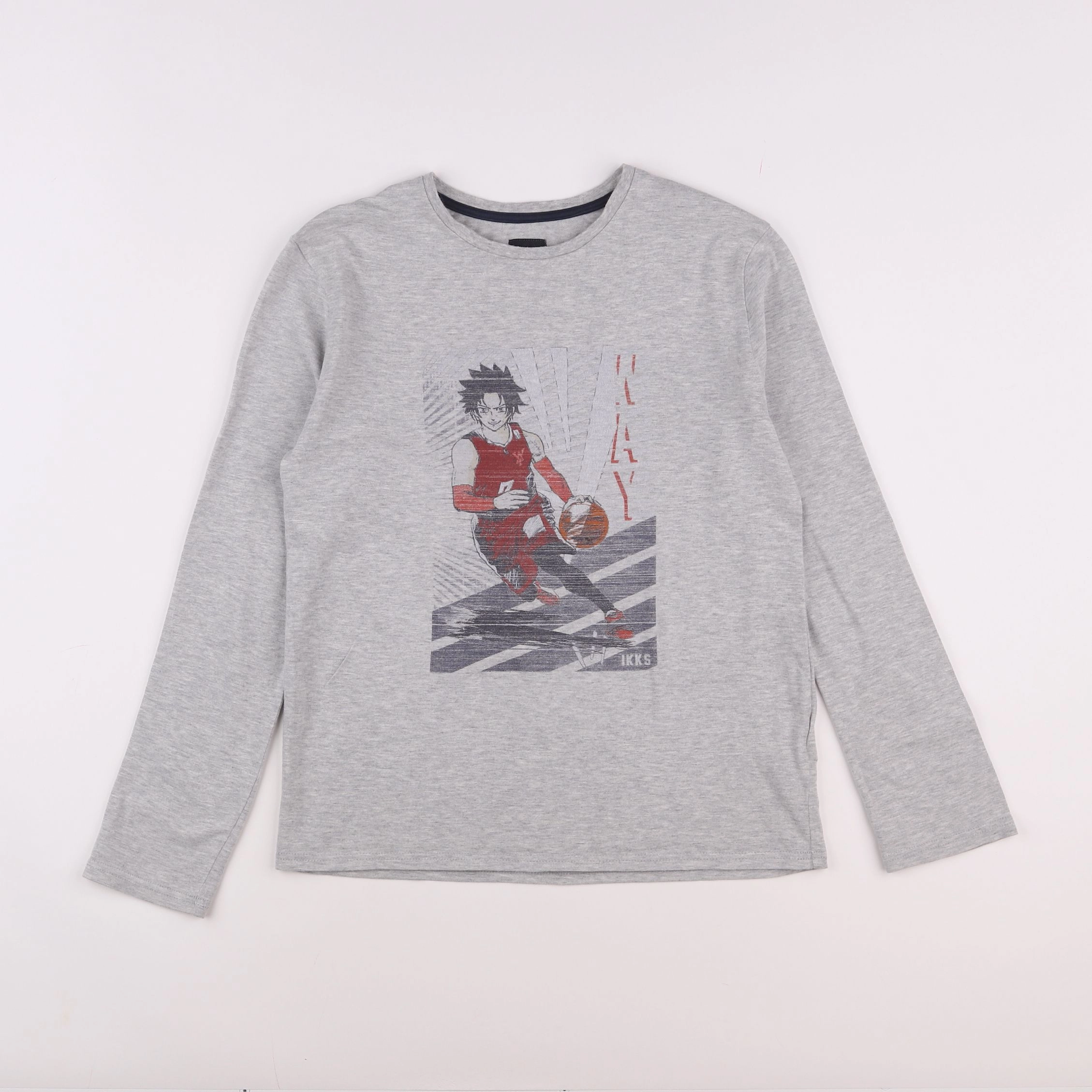 IKKS - tee-shirt gris - 12 ans