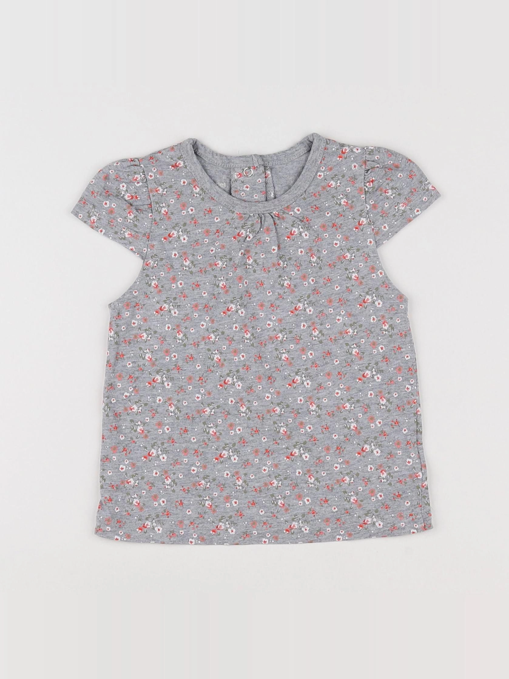 Vertbaudet - tee-shirt gris - 18 mois