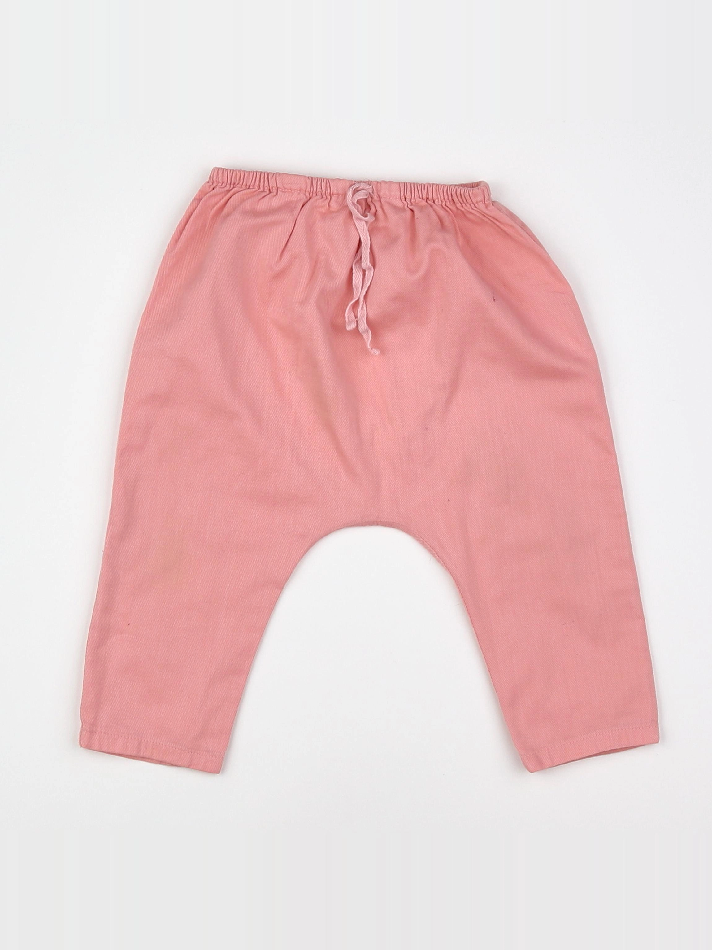 Boutchou - sarouel rose - 9 mois