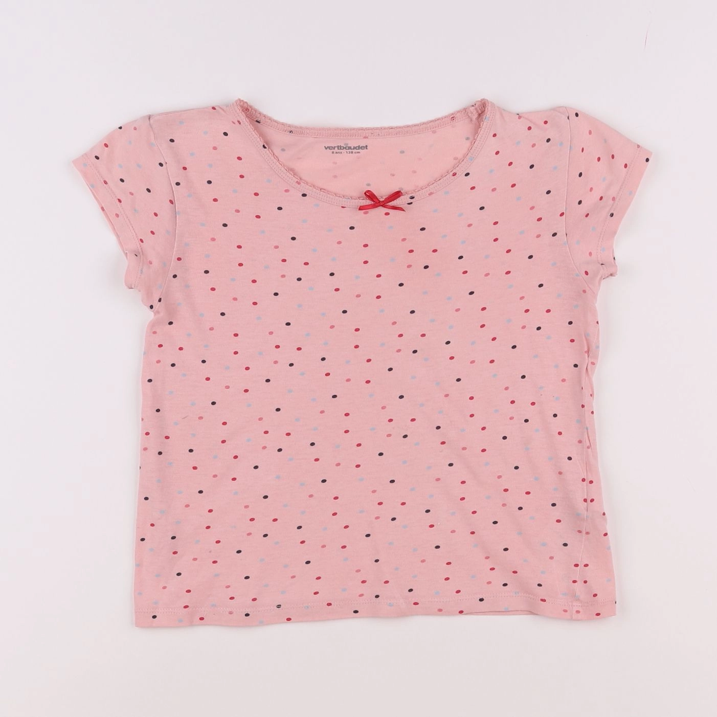 Vertbaudet - maillot de corps rose - 8 ans