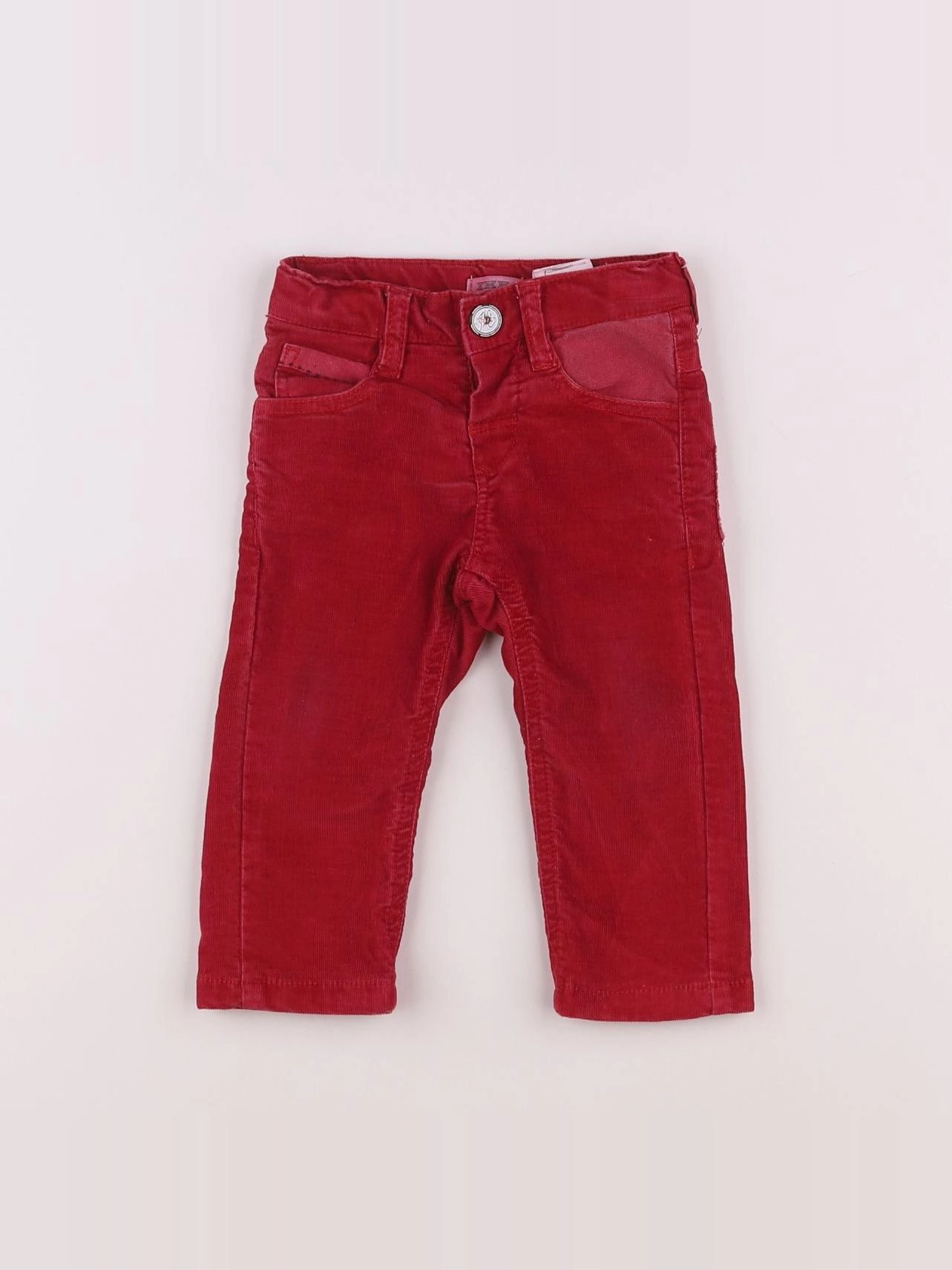 IKKS - pantalon rouge - 6 mois