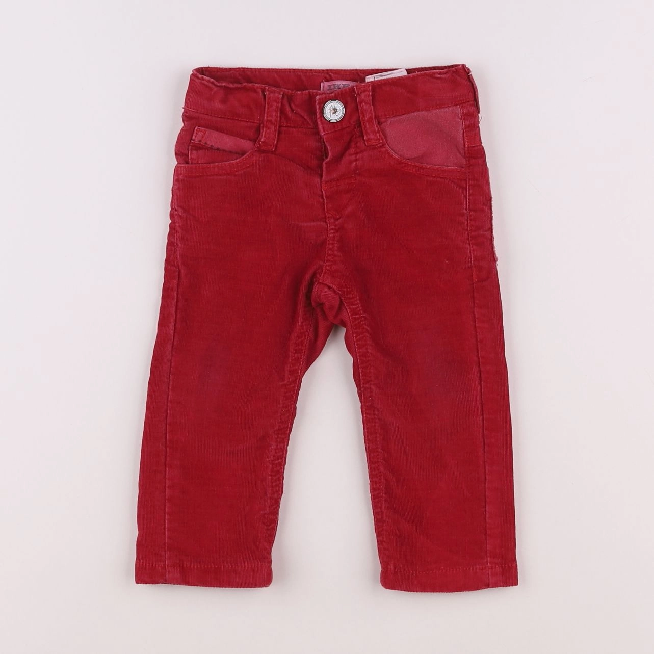 IKKS - pantalon rouge - 6 mois