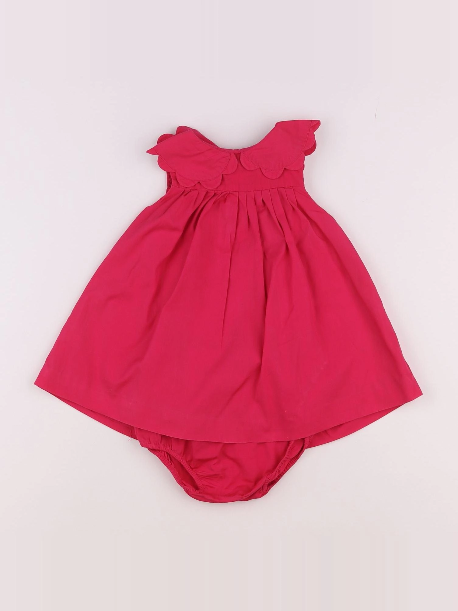 Jacadi - robe rose - 12 mois