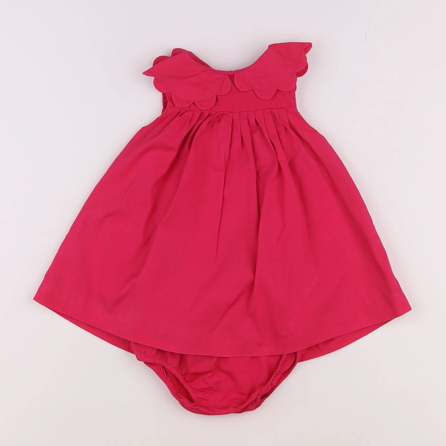Jacadi - robe rose - 12 mois