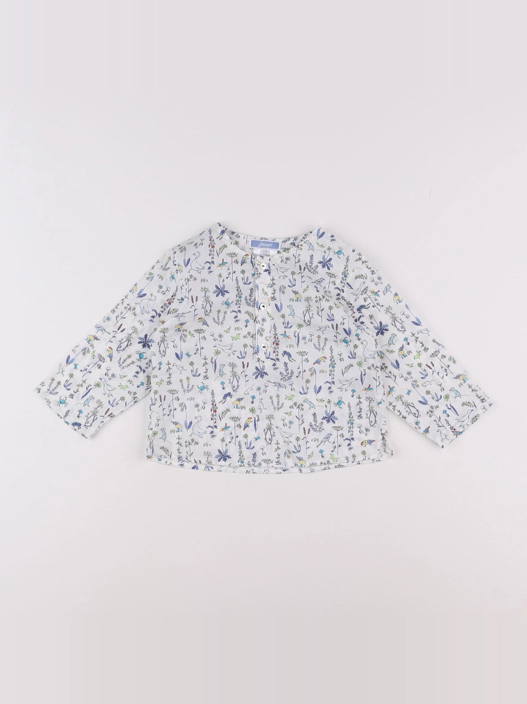 Jacadi - blouse blanc - 12 mois