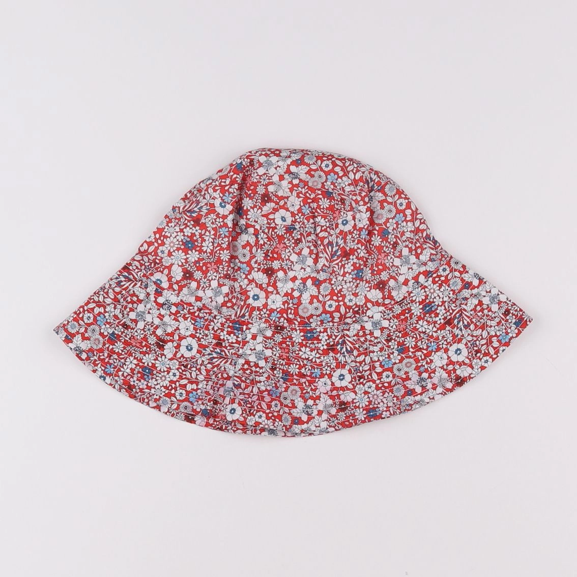 Jacadi - chapeau liberty rouge - 6/8 ans