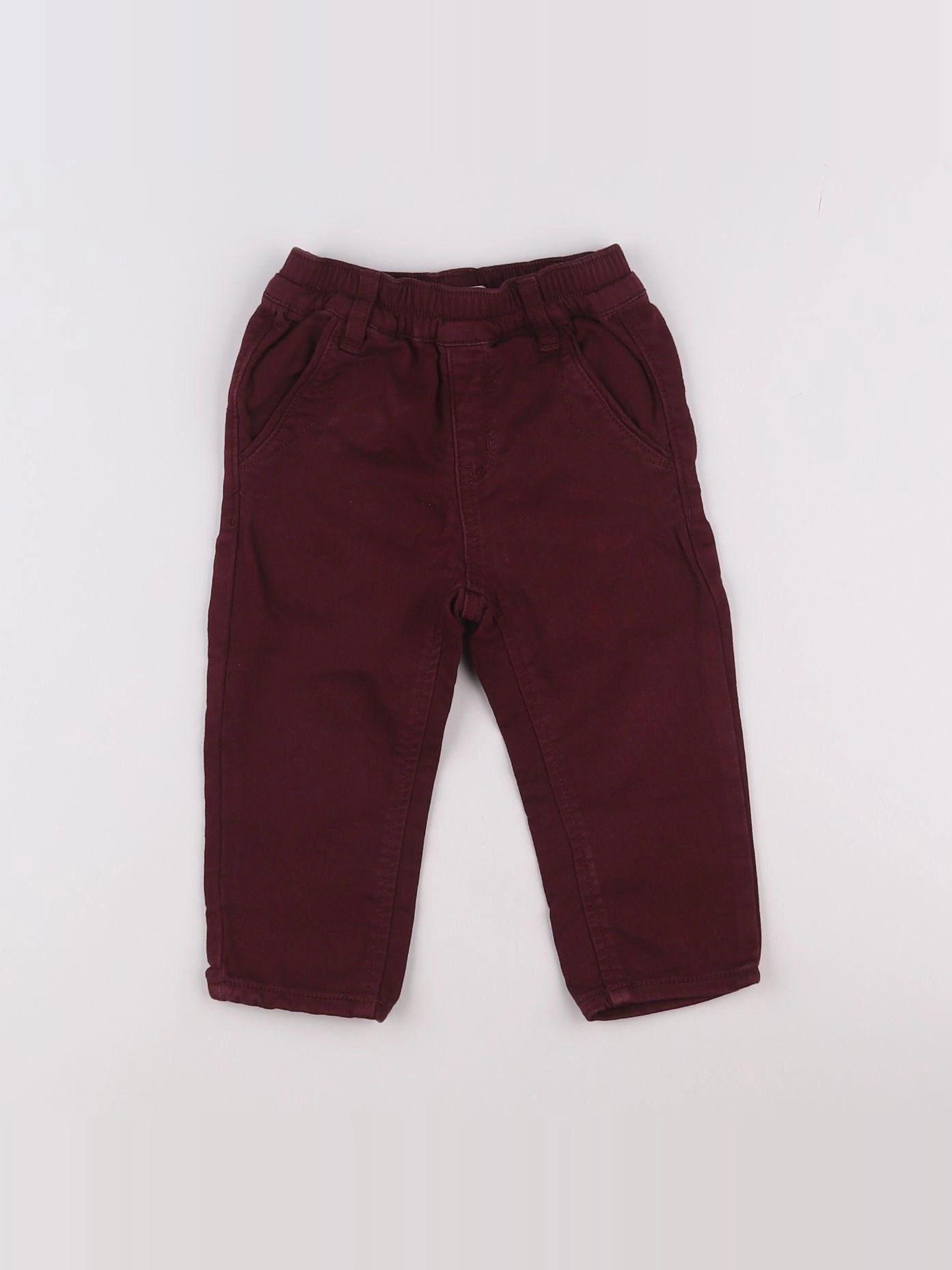 Catimini - pantalon rouge - 12 mois