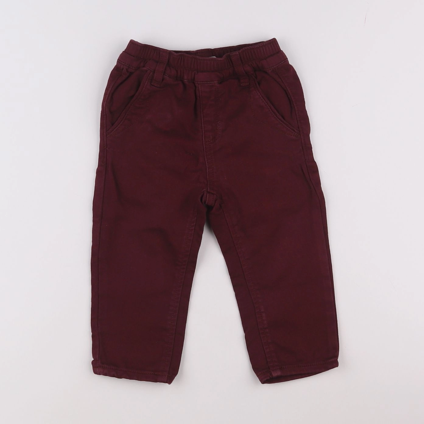 Catimini - pantalon rouge - 12 mois